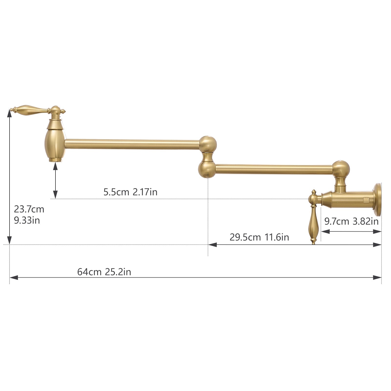 Boyel Living BL1359-99YGNG Kitchen-Faucets - View #2
