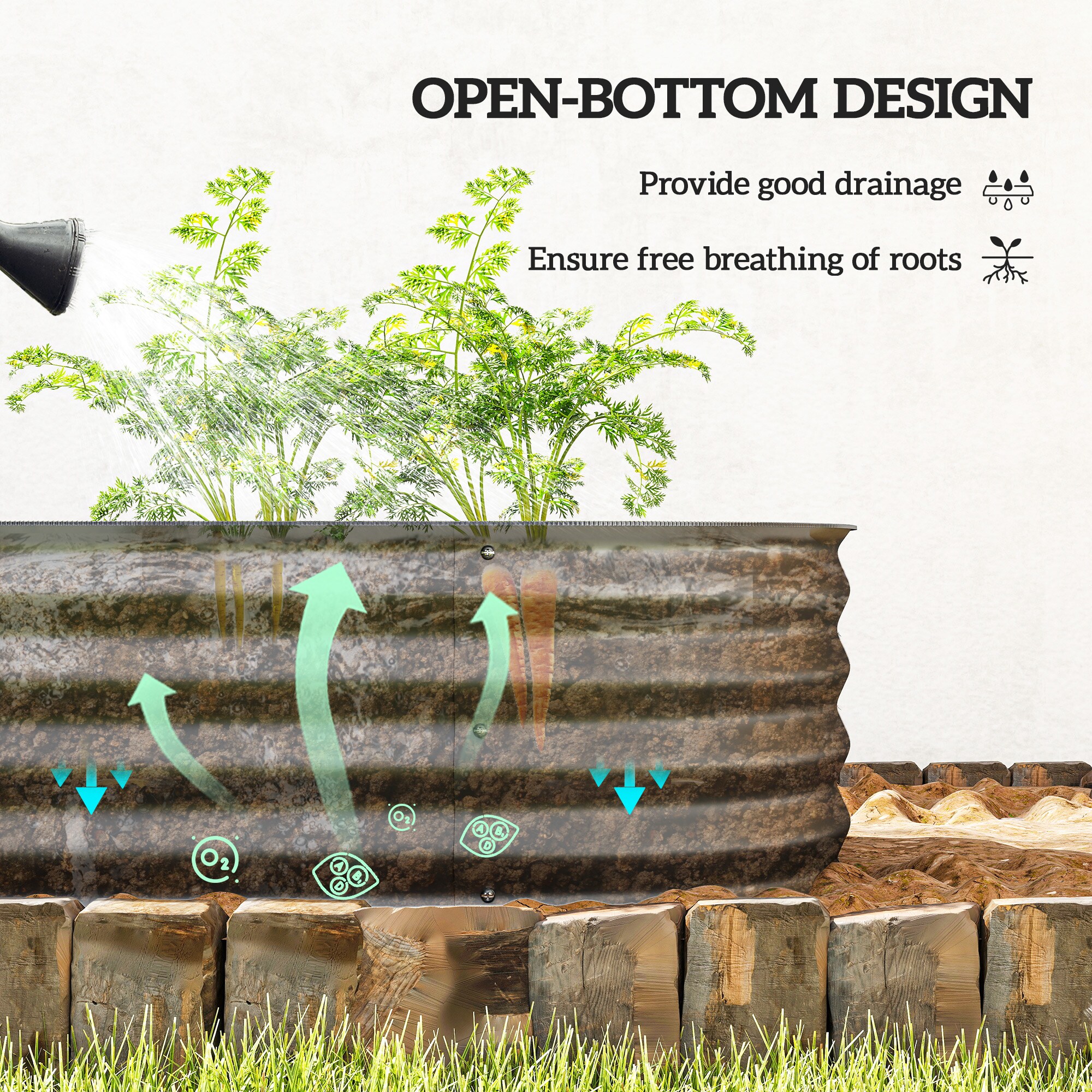 LUXEYARD DS-M-BAC06726 Raised-Garden-Beds - View #7