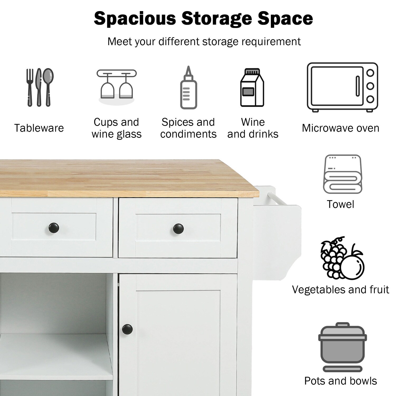Streamdale Furniture WF298028AAW Kitchen-Furniture - View #6