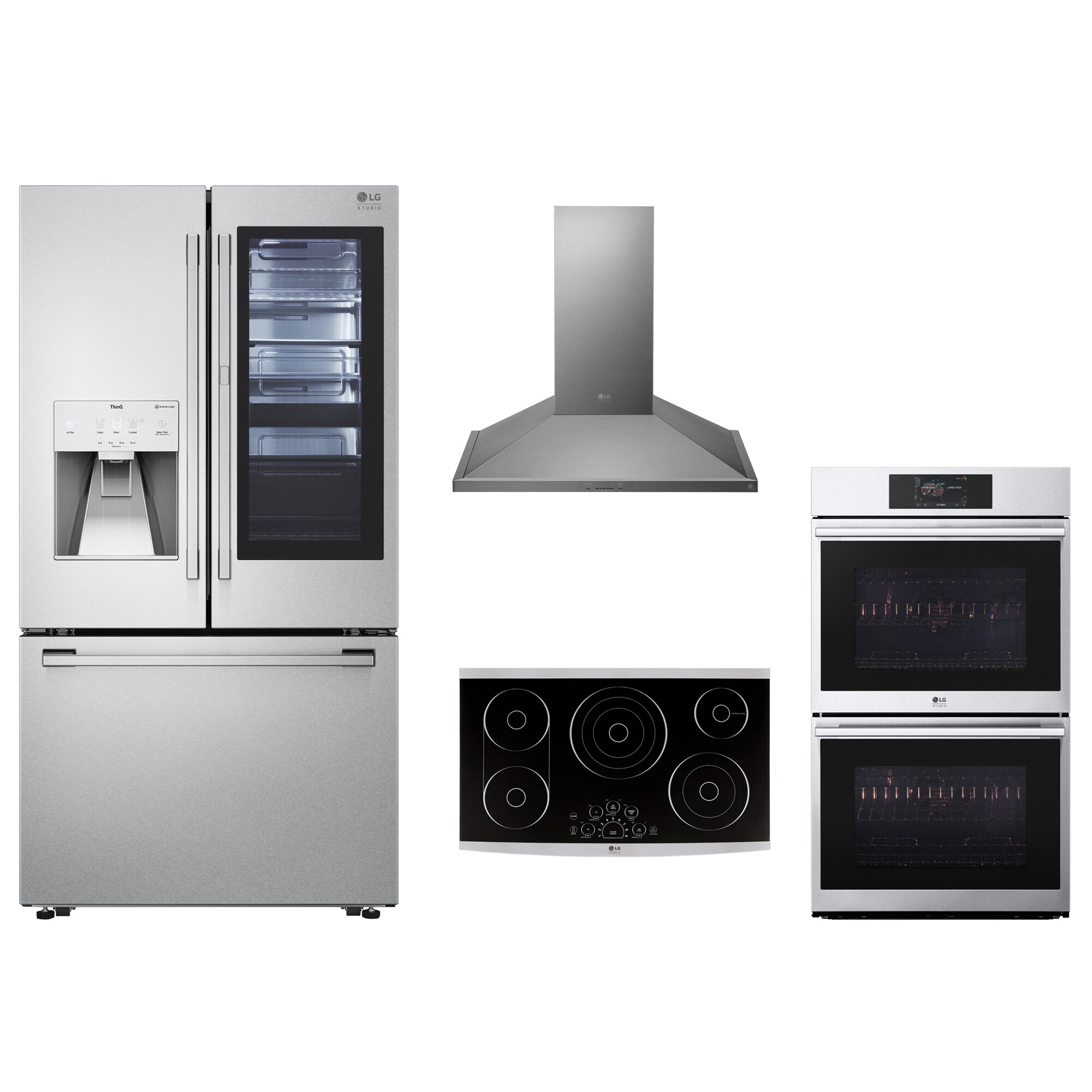 LG Studio WDES9428F 30 Electric Double Wall Oven, 9.4 Cu. ft.