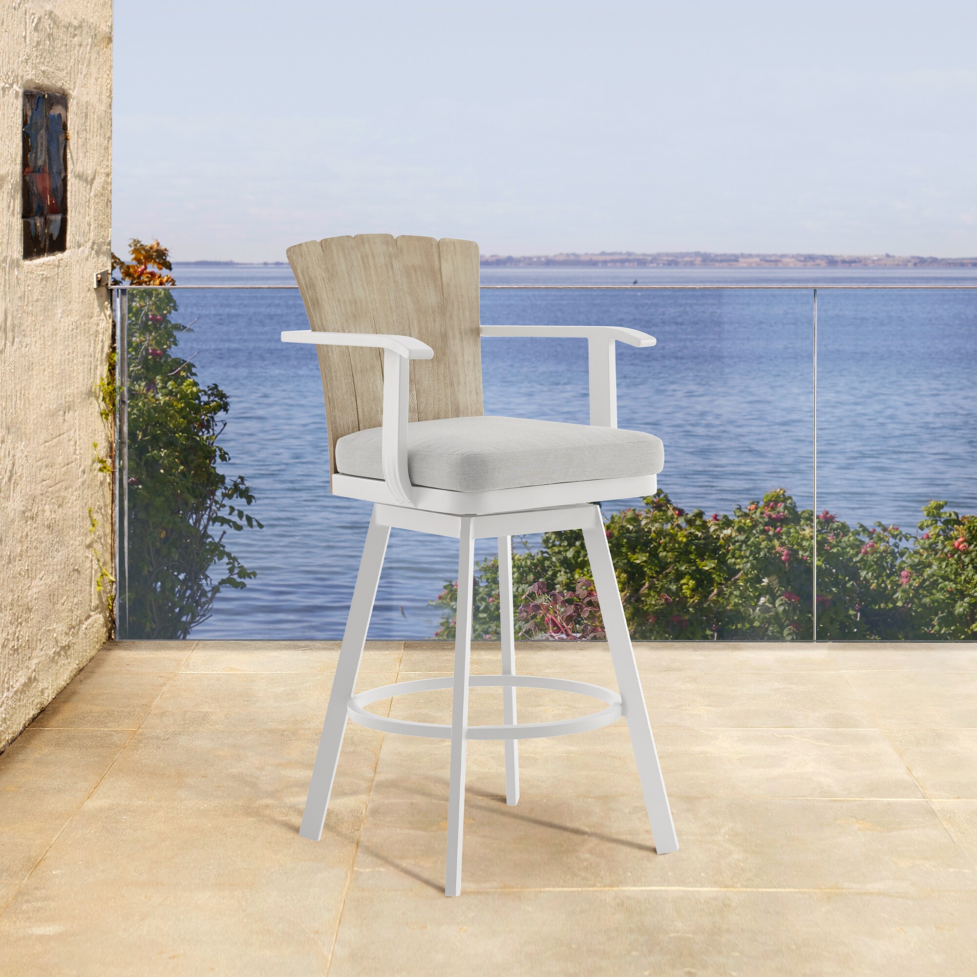 Armen Living LCHABALGRY26 stools - View #10