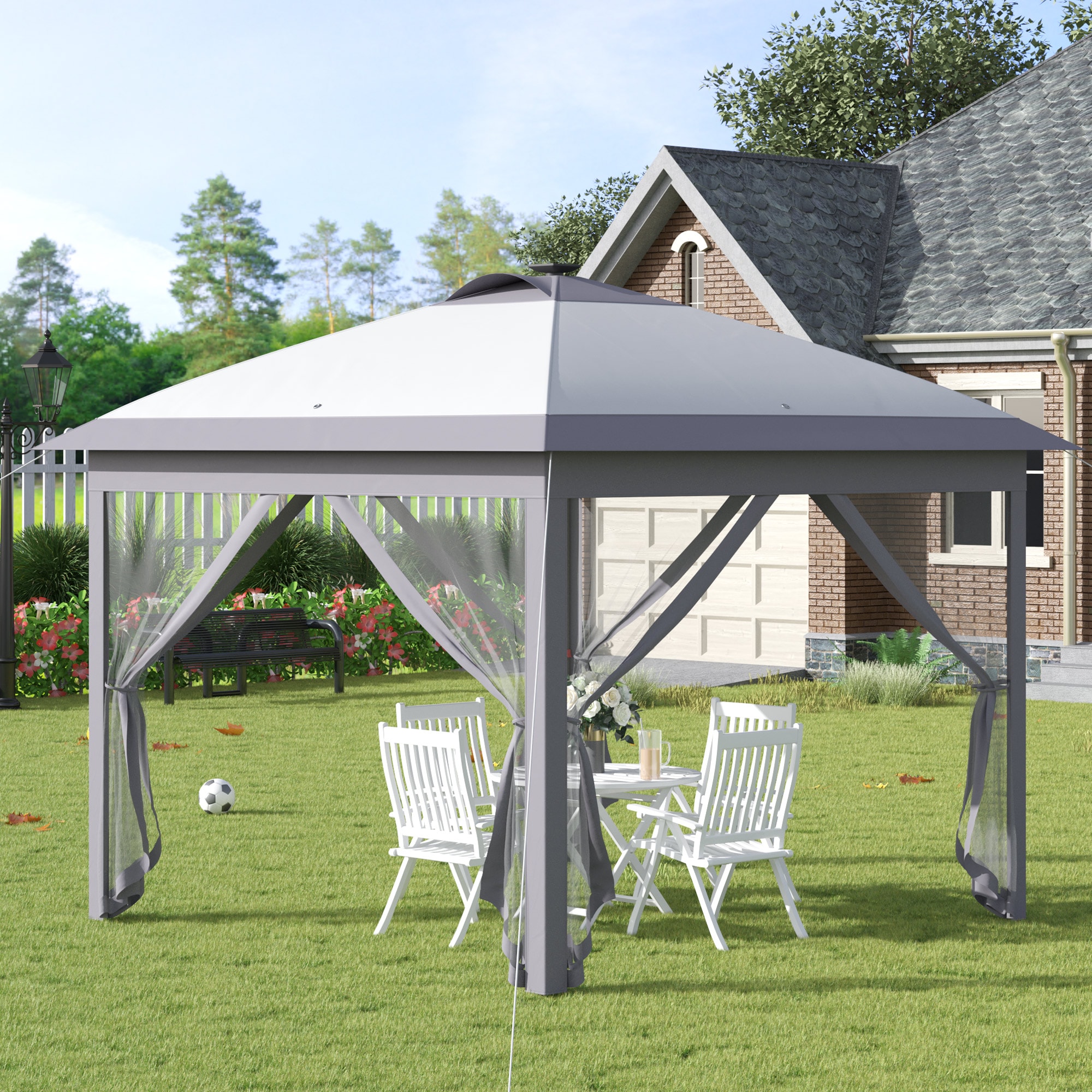 Damerin Z-GA37 Wood-Resin-Gazebos - View #2