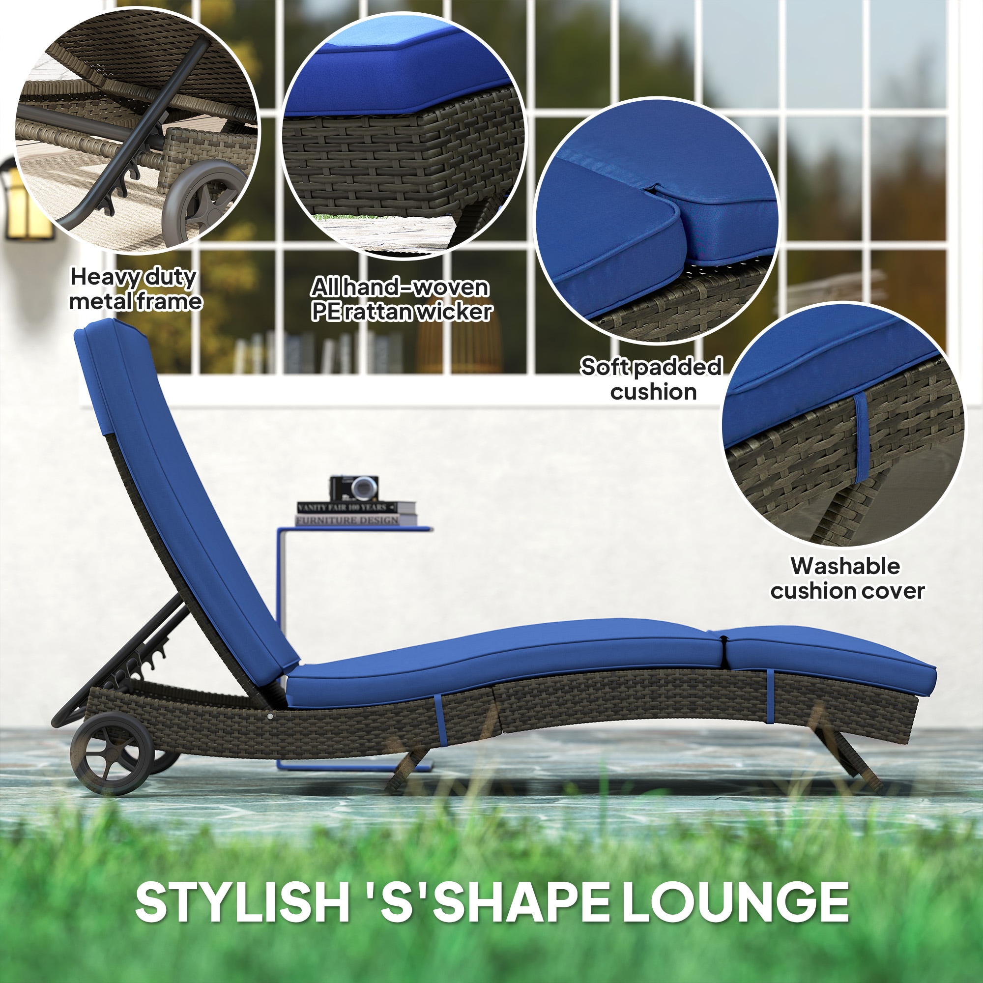 Outsunny 862-030V02DB Patio-Chairs - View #6