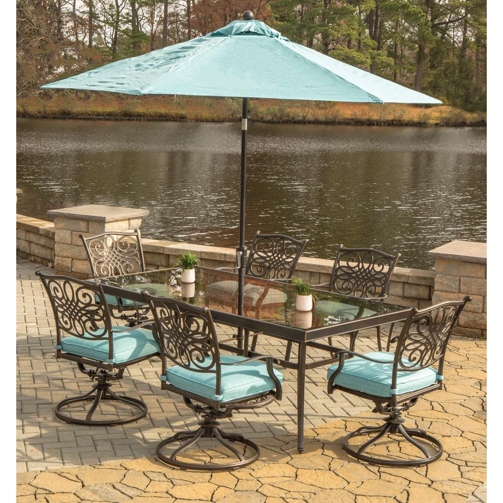 Hanover TRADDN7PCSWG-SU-B Patio-Dining-Sets - View #10