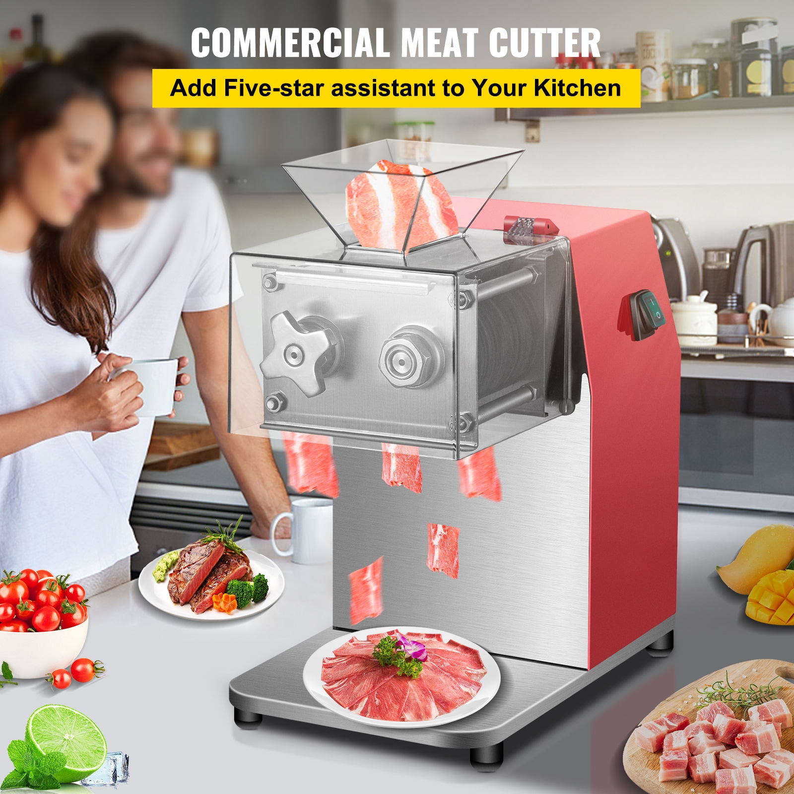 VEVOR SCXXJYQPJH3.01193V1 Food-Slicers - View #2