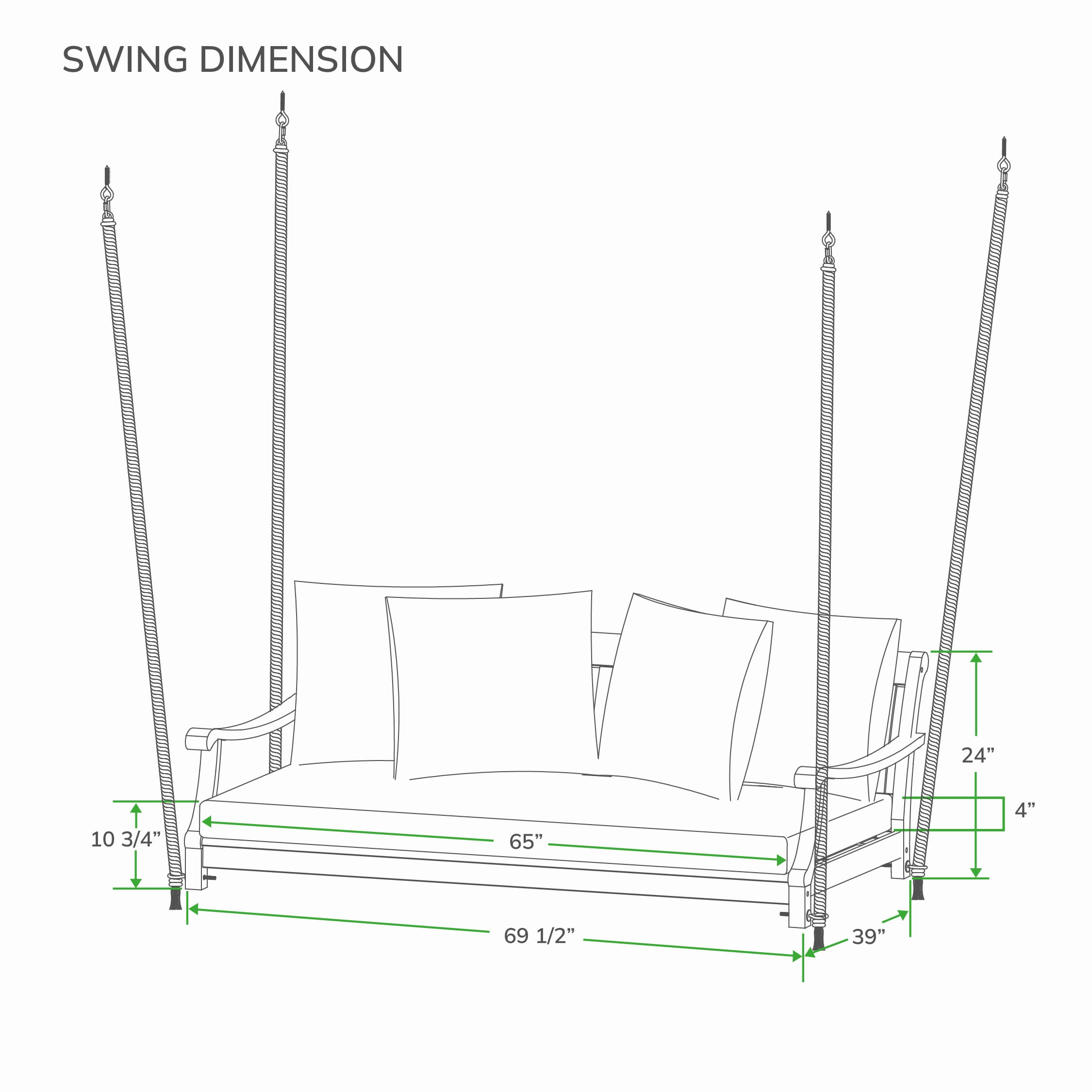 Cambridge Casual 130986-TW-XX-OY-XX Swing-Gliders - View #8