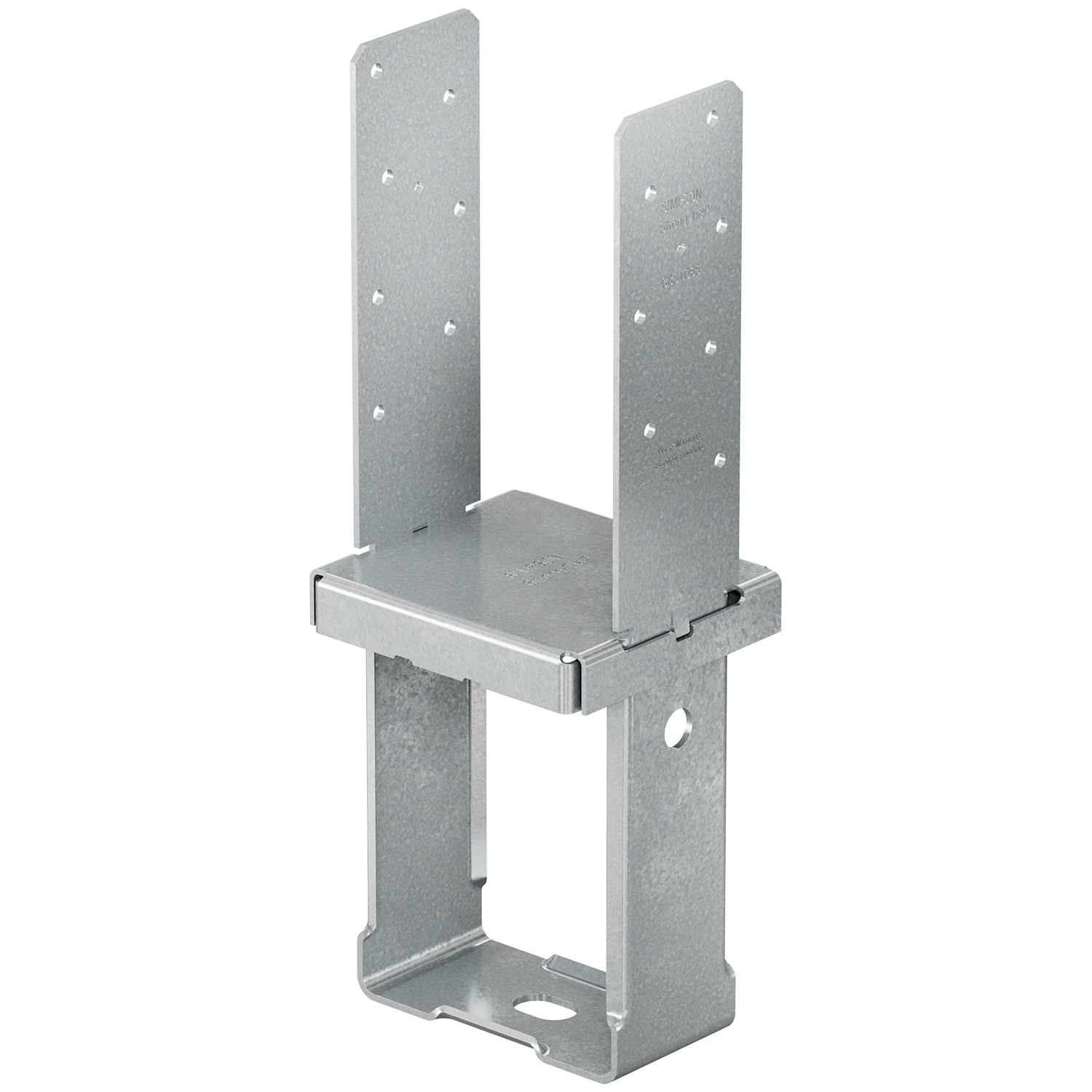 Simpson Strong-Tie CBSTQ66Z CBSTQ 6-in x 6-in ZMAX Wood to concrete (cast in place) Standoff column base