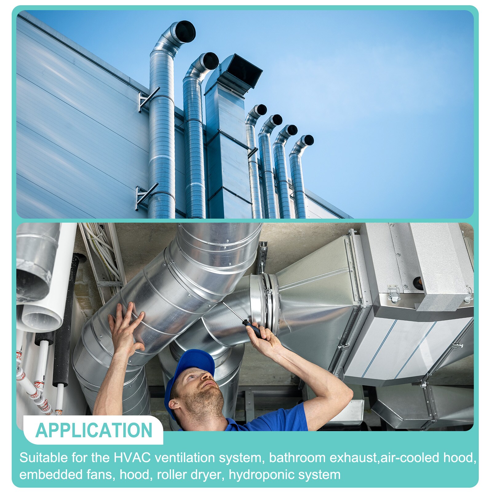 PATIKIL S25093001UX8721 Duct-Boots - View #5