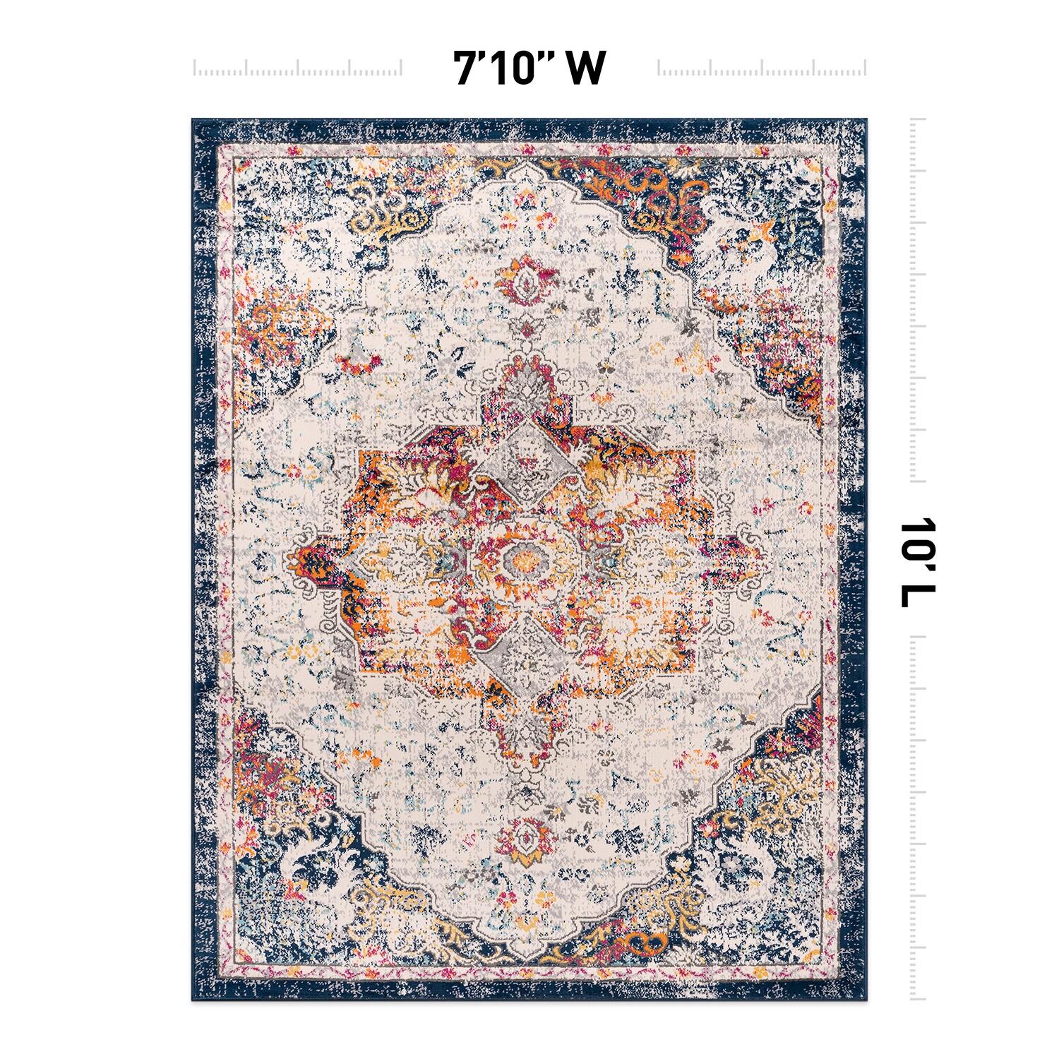 World Rug Gallery 4057MULTI8X10 rugs - View #2