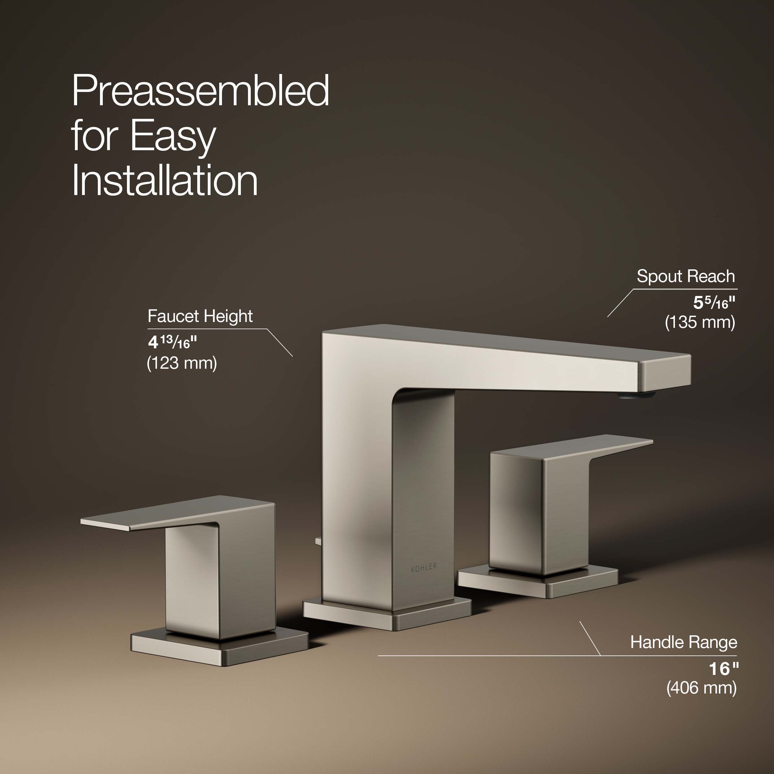 KOHLER 36786-4-BN Lavatory-Faucets - View #3
