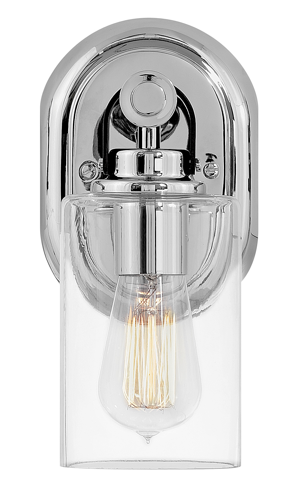 Hinkley 52880CM Halstead 5-in 1 -Light Gloss Chrome Rustic Vanity light