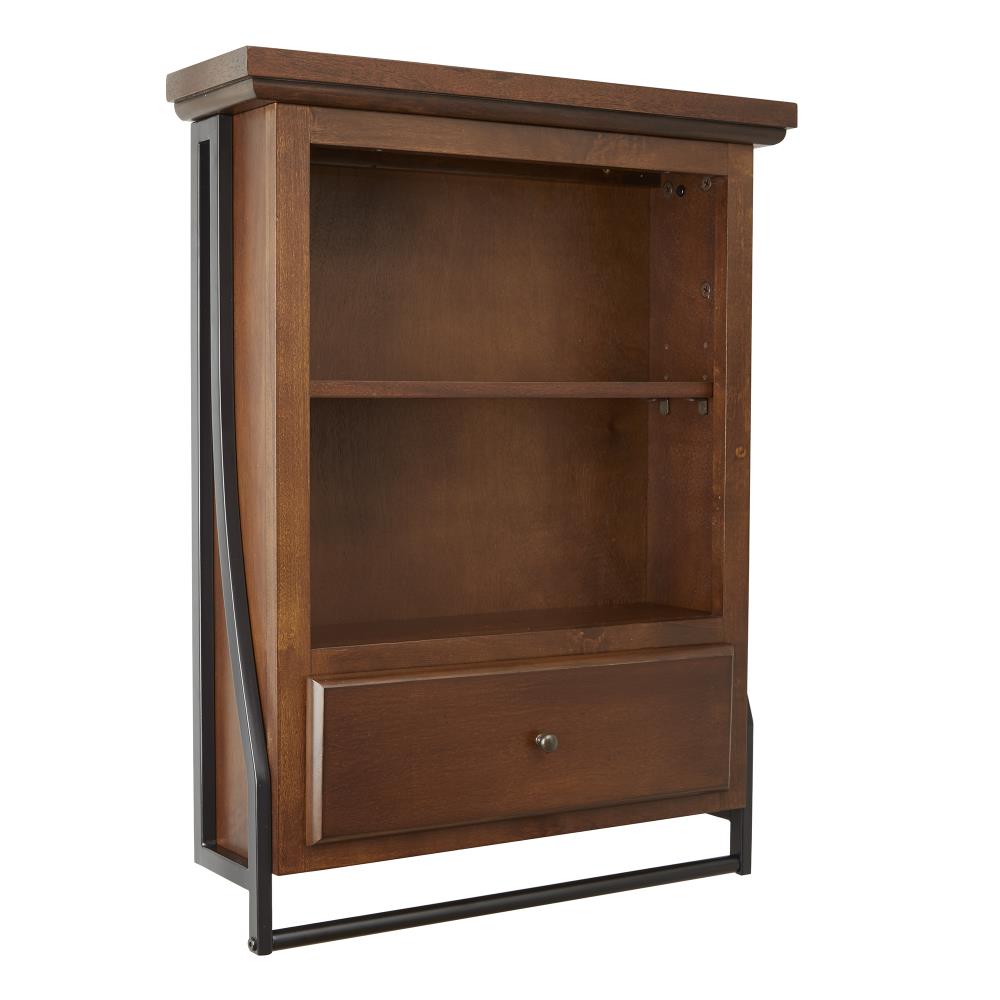  BS1132-COM 24-in x 31-in x 7-in Cherry Bathroom Wall Cabinet