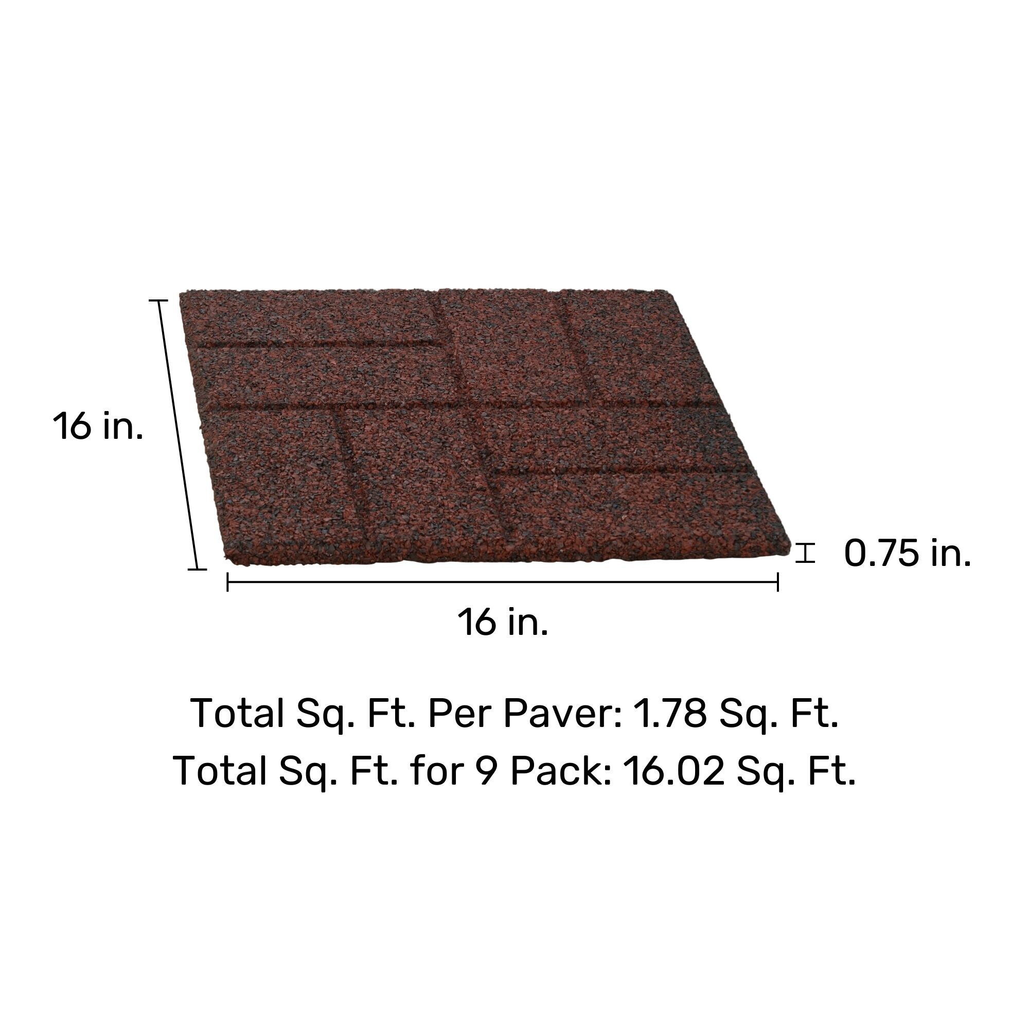 Rubberific DCPV16RB9 Patio-Stone-Pavers - View #3