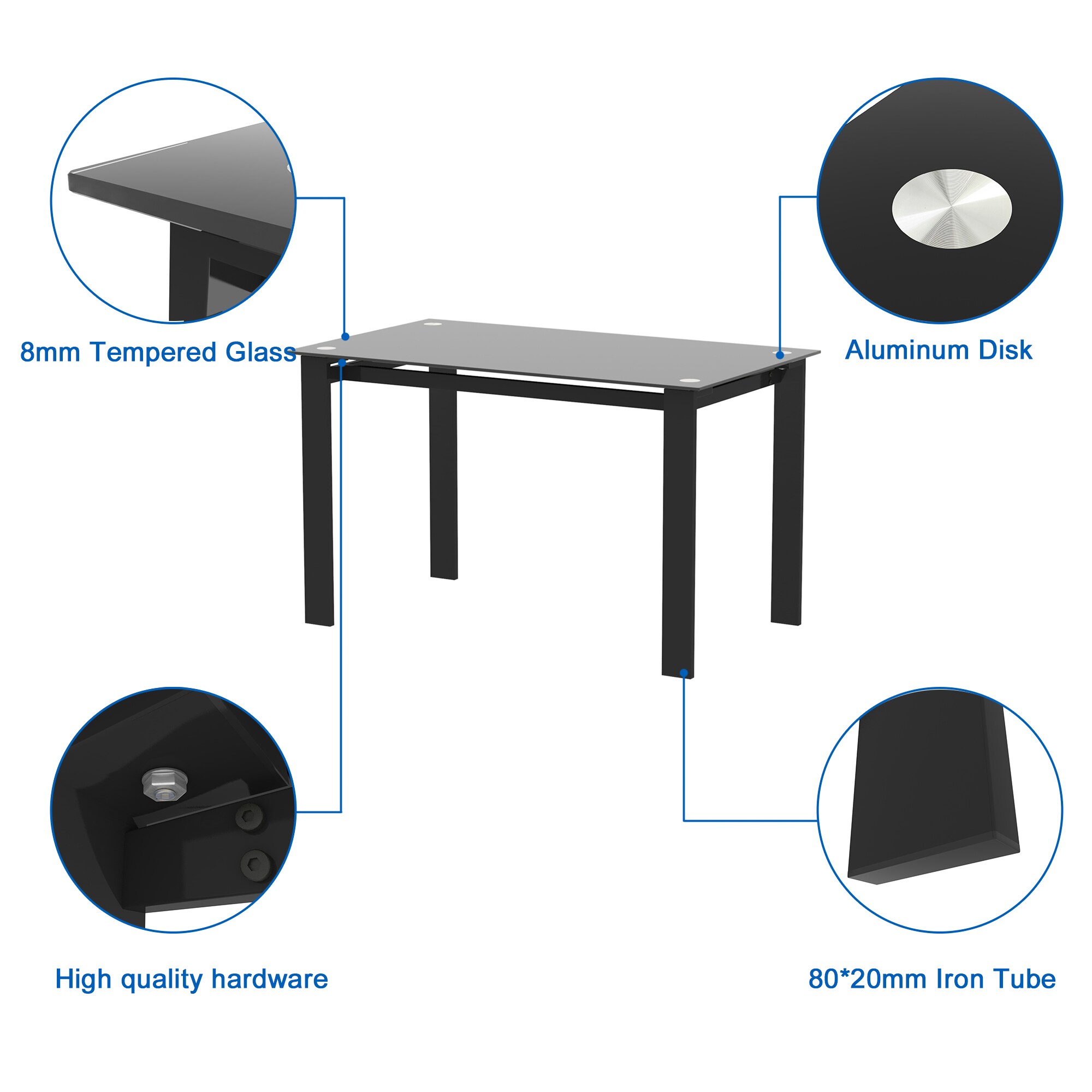 Blisstyle DT340 Dining-Tables - View #3