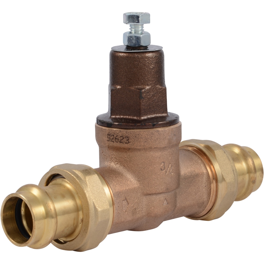 Cash Acme 3/4-in Press Brass Pressure regulator valve