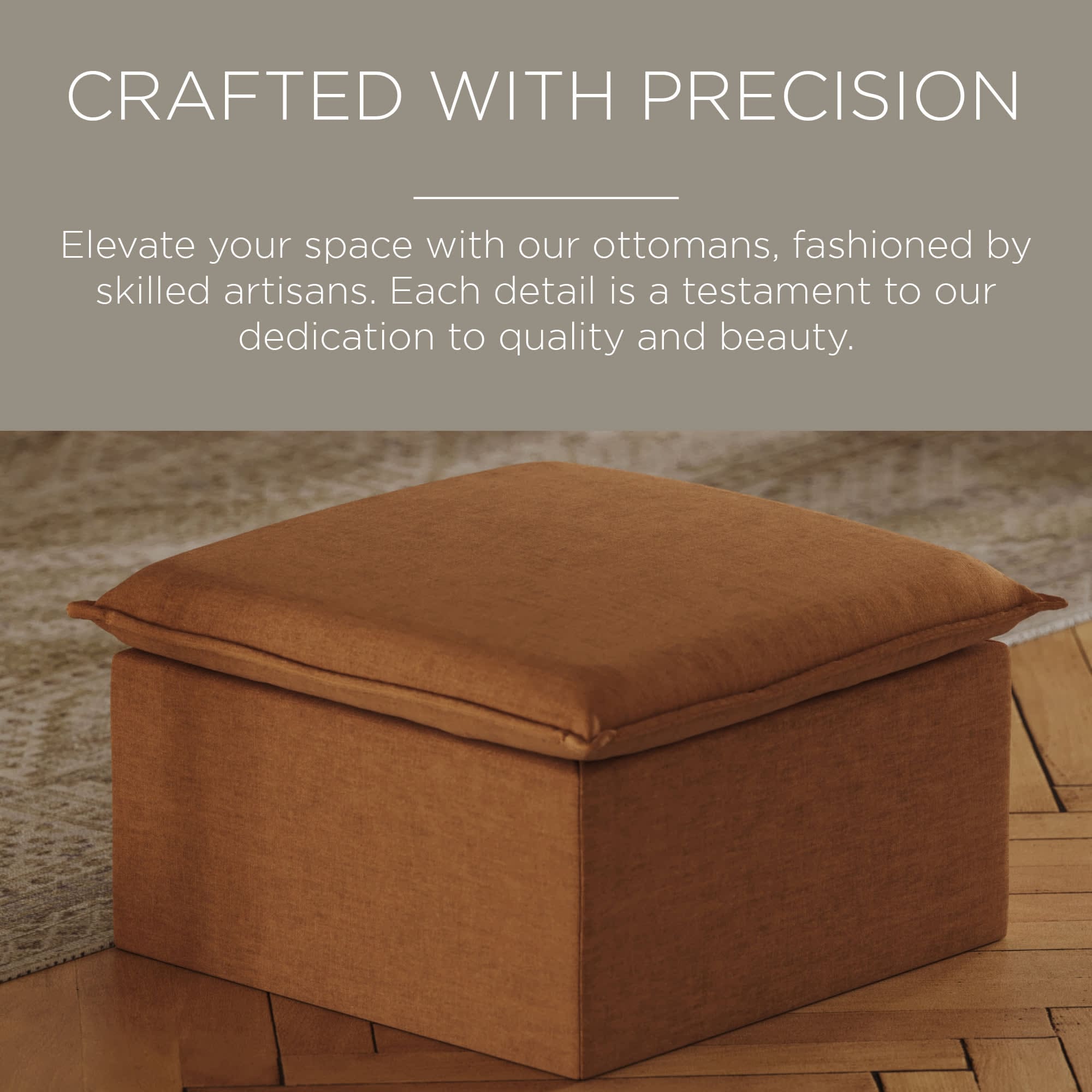Maven Lane 326003 Indoor-Ottomans - View #4