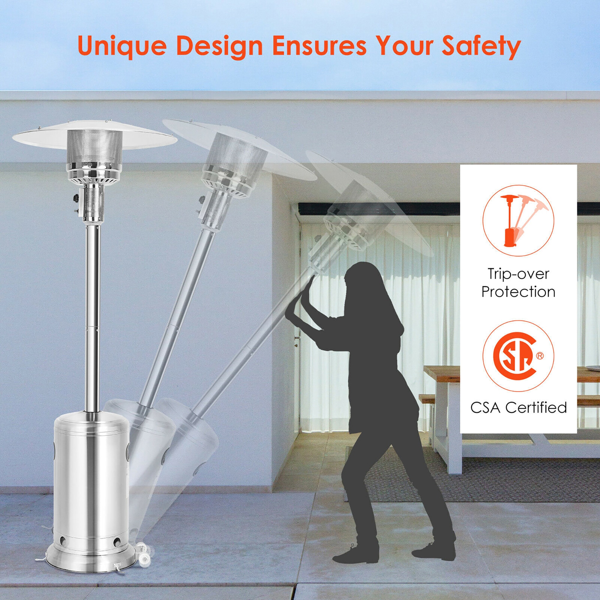 Costway SWL00052 Portable-Liquid-Propane-Heaters - View #7