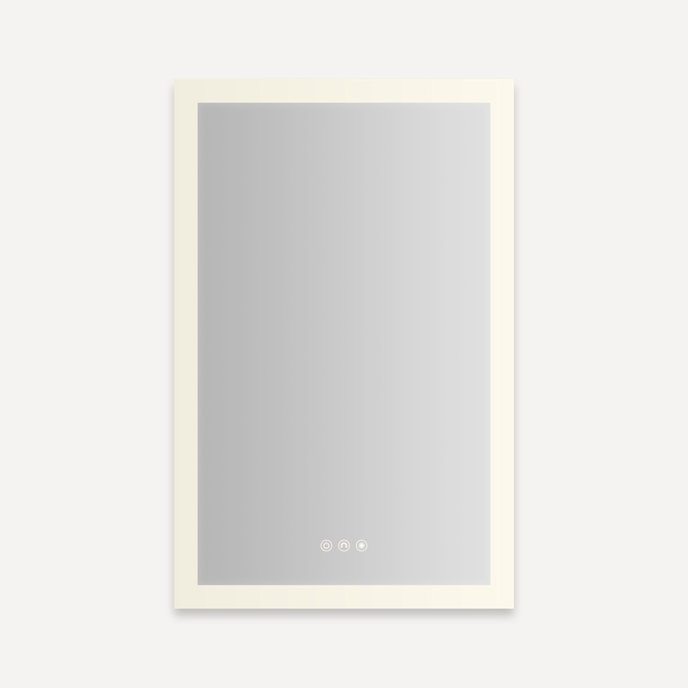 Robern  AR2030D4FP1LP AiO Reserve 191/4 Inch x 30 Inch Lighted Frameless Single Door Medicine Cabinet