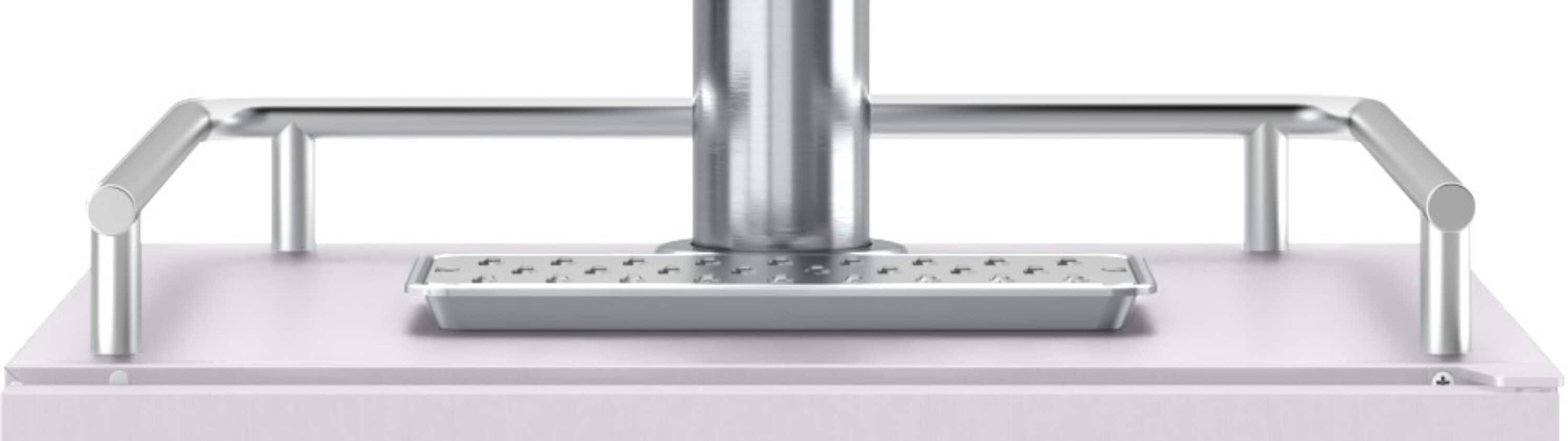 Zephyr PRKRAIL-0124SS Presrv Drink Guard Rail In Stainless Steel For Prkb Kegerators