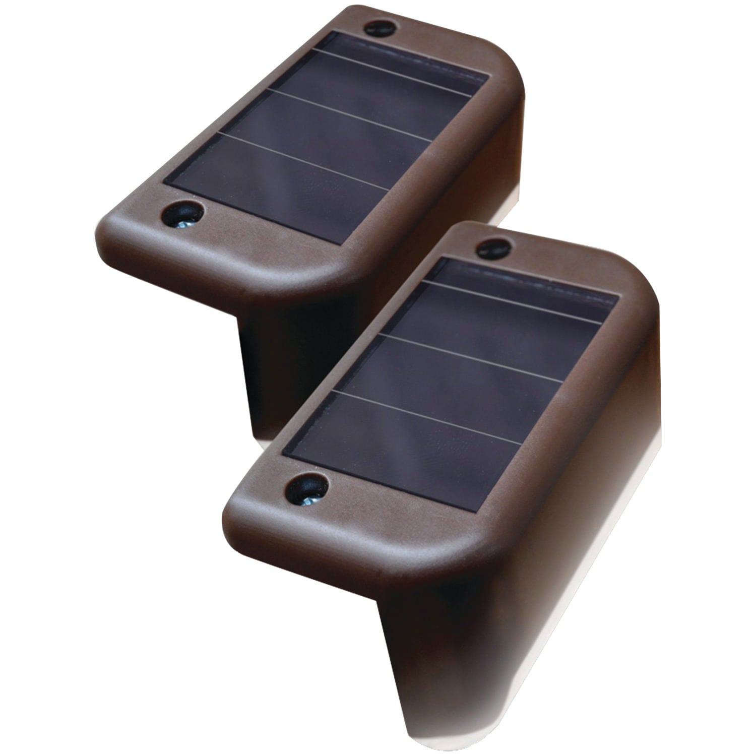 MAXSA Innovations 4-Pack Brown Solar LED Outdoor Deck Light At Lowes.com