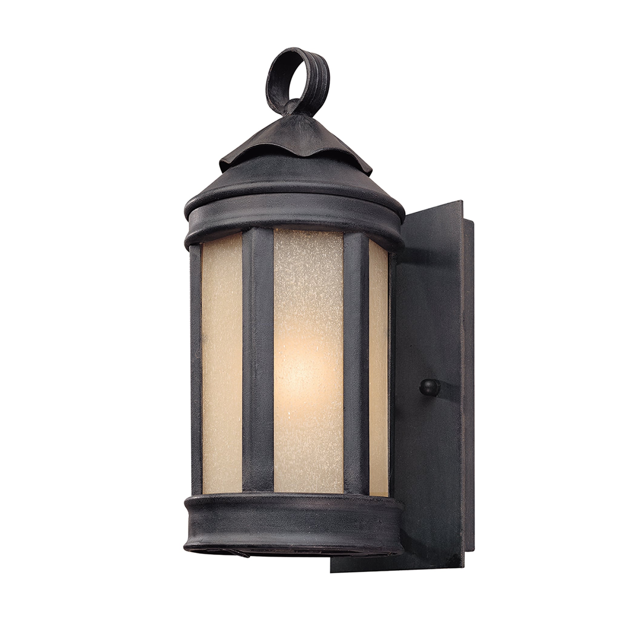 Troy Lighting Andersons Forge 1-Light 11.5-in Antique Iron Outdoor Wall ...