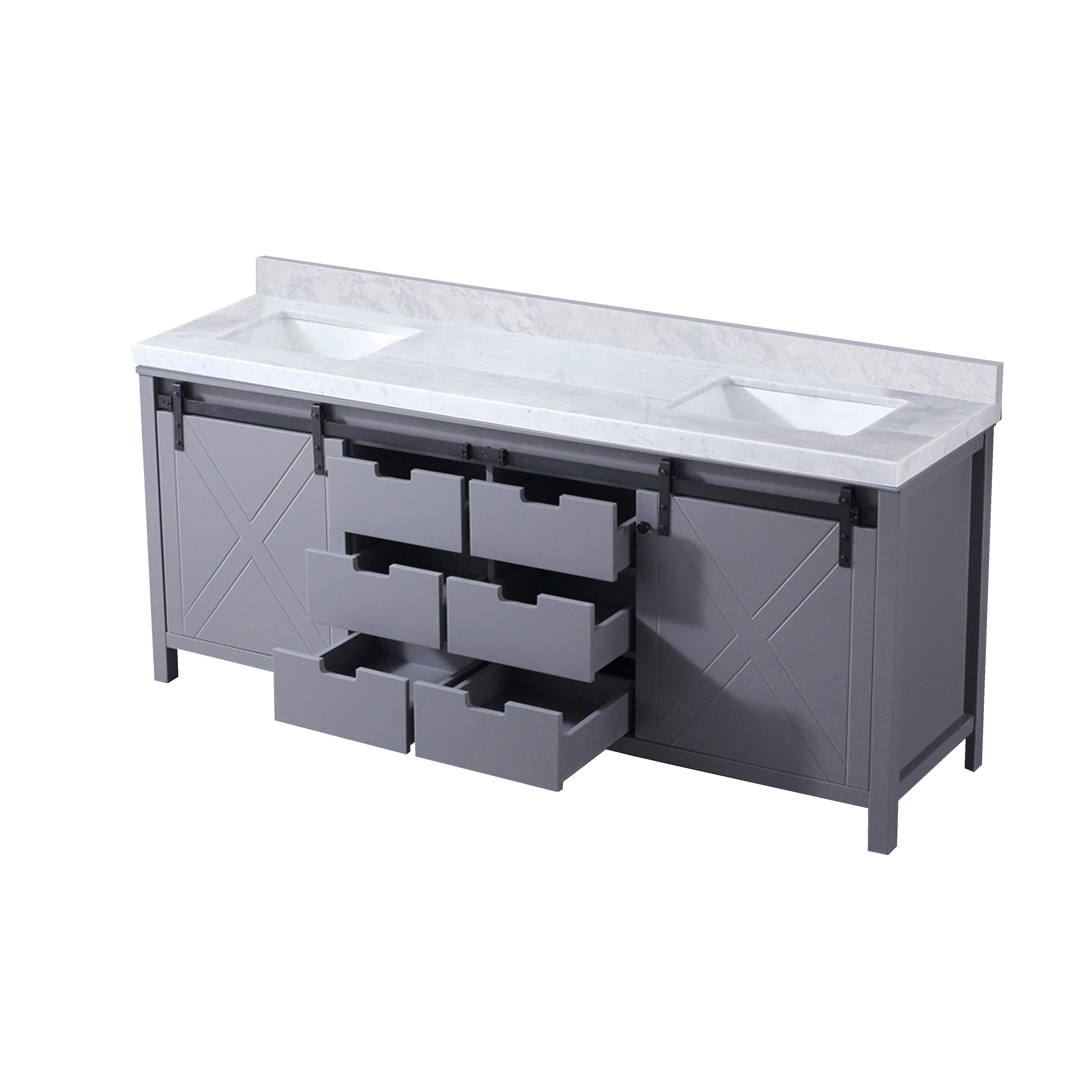 Lexora LM342280DBBS000 Bath-Vanity-Combo - View #5