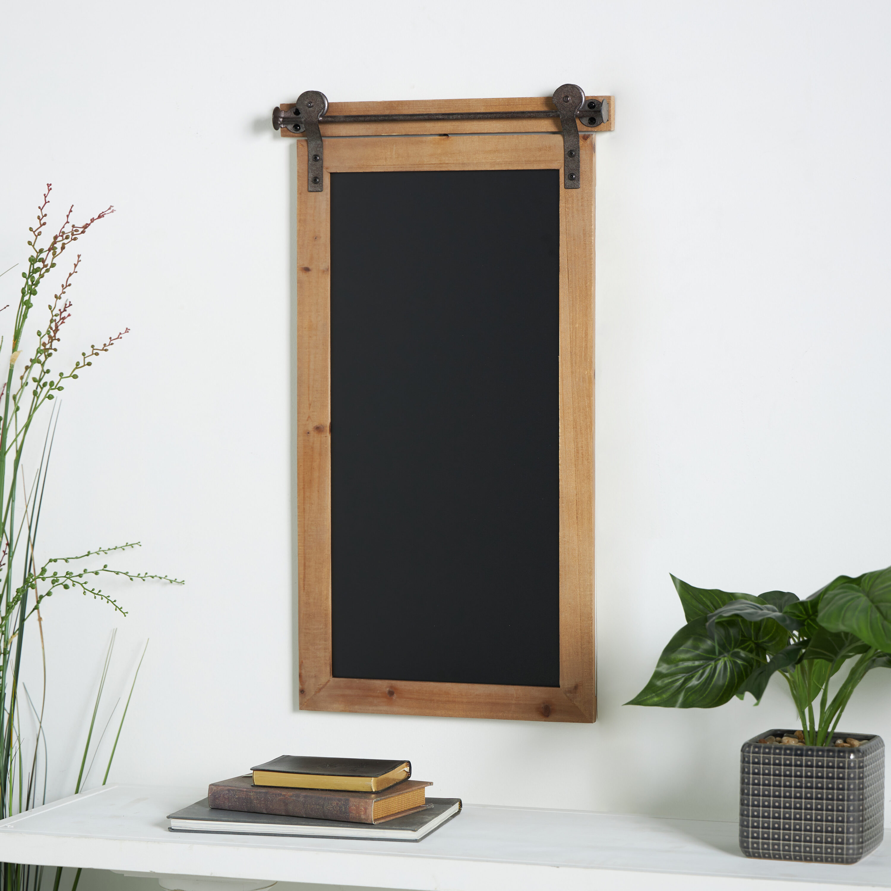 Grayson Lane 84252 16-in W x 28-in H Wood Sign with Chalkboard Country Wall accent