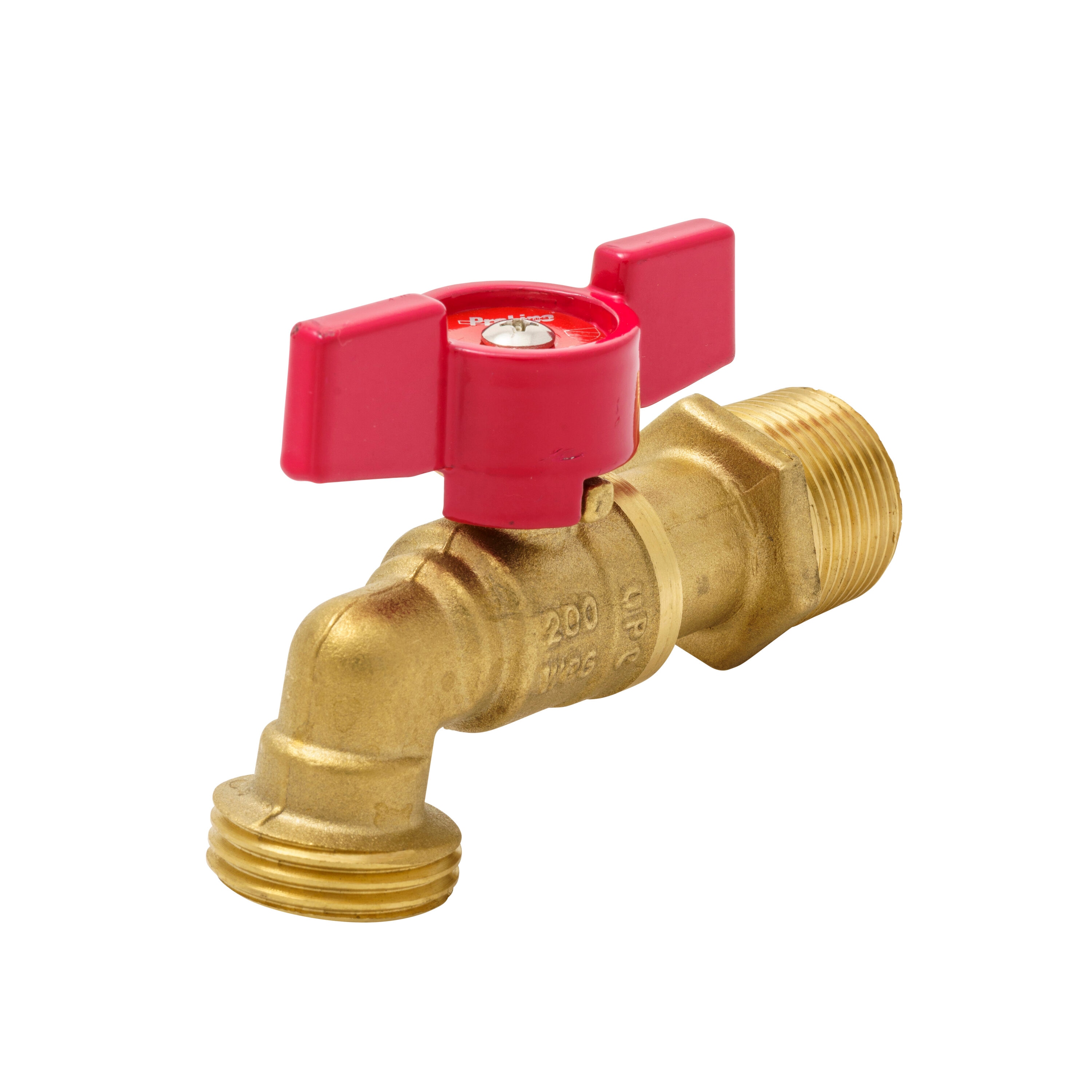 ProLine 103-024 3/4-in MIP Brass Quarter turn Hose bibb
