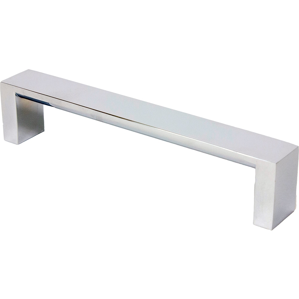 Rusticware 958CH Pull 5-in , 127mm Center to Center Chrome Dual Mount Rectangular Handle