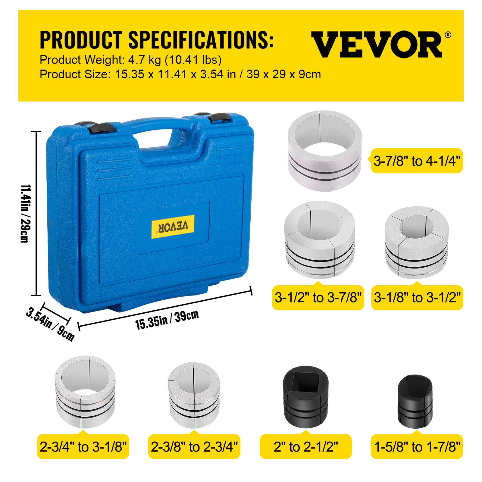 VEVOR PQGKZQJDK54142VT3V0 Pex-Crimp-Fittings - View #8