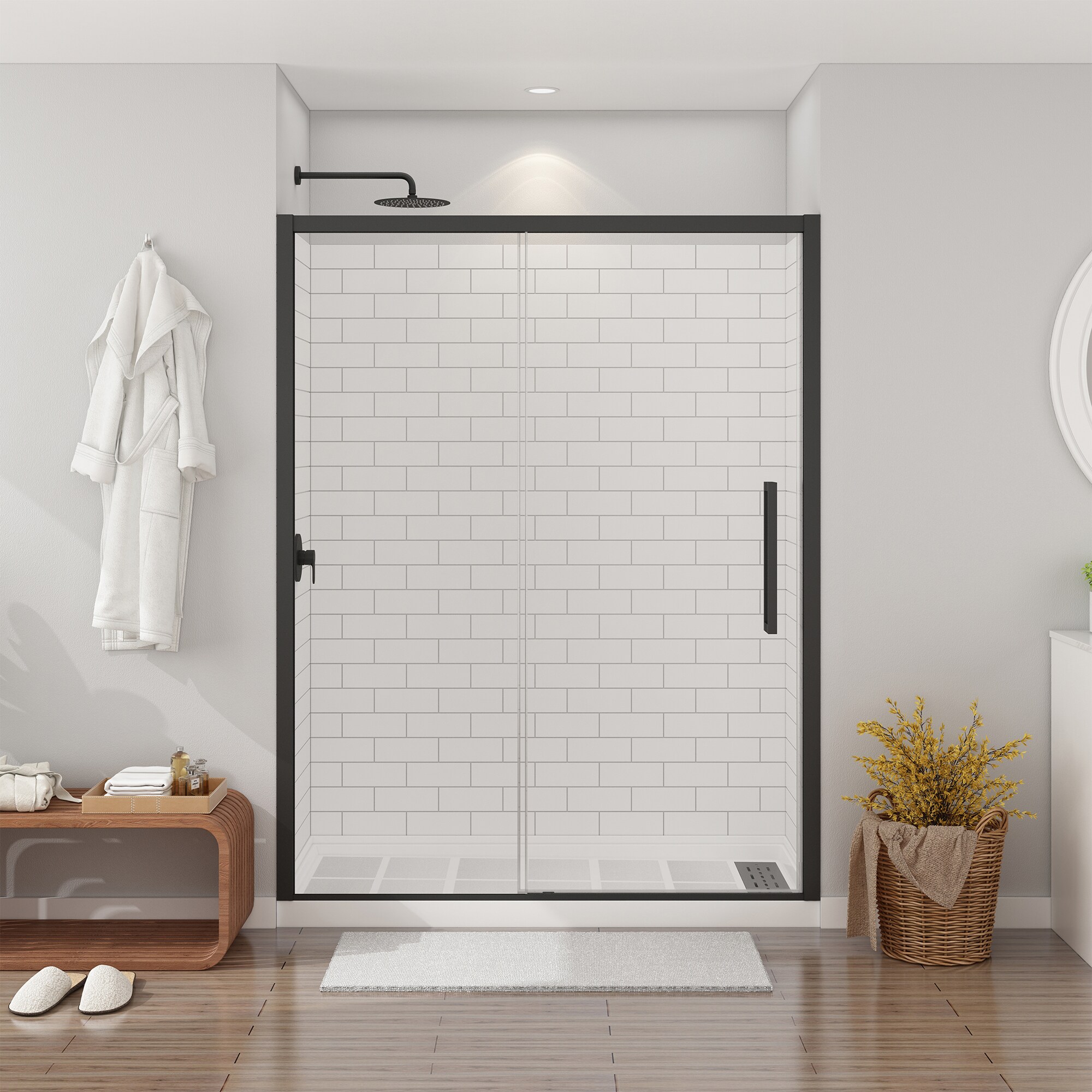 CASAINC CABR1303MB10R15 Alcove-Shower-Kit - View #3