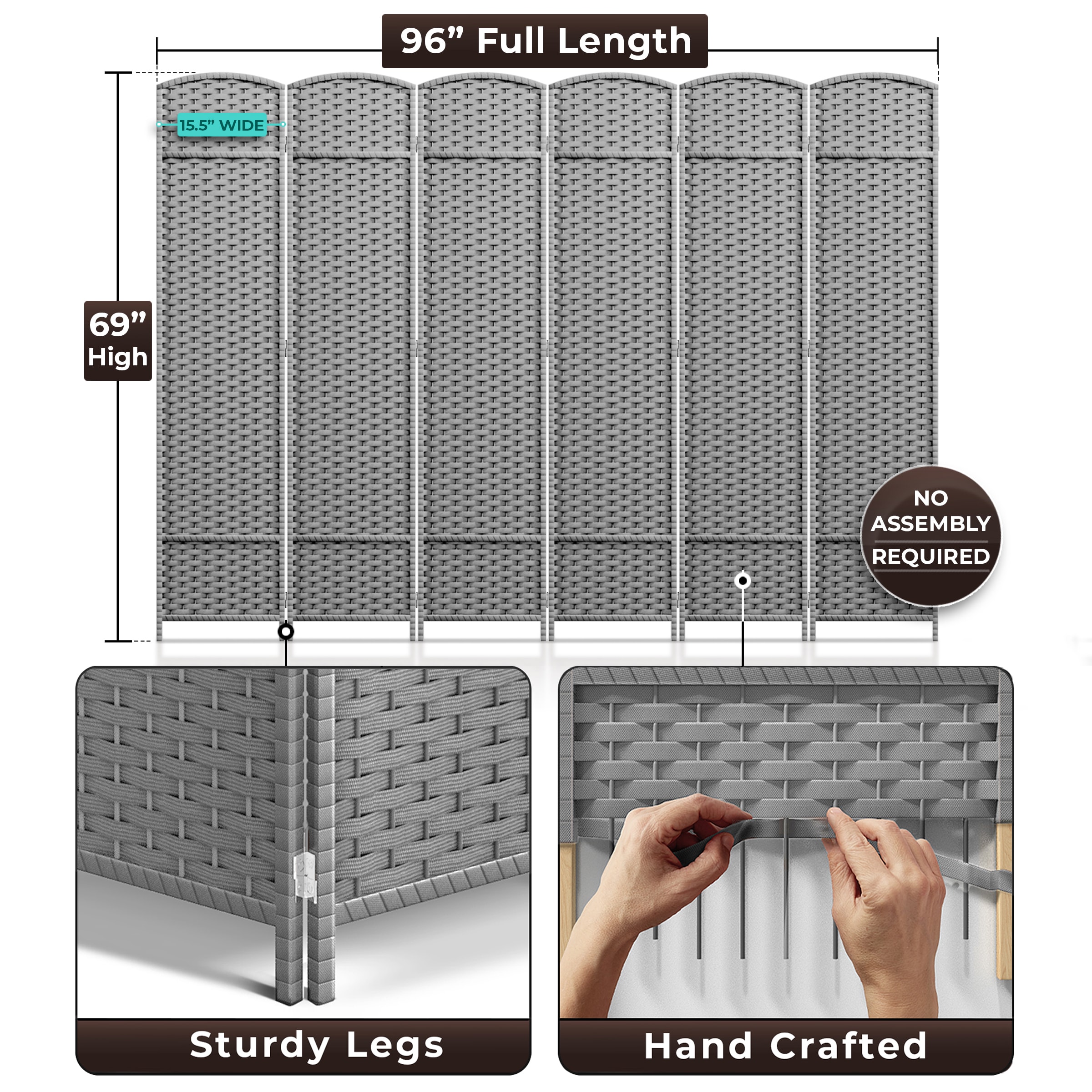 SORBUS 192405379710 Indoor-Privacy-Screens - View #5