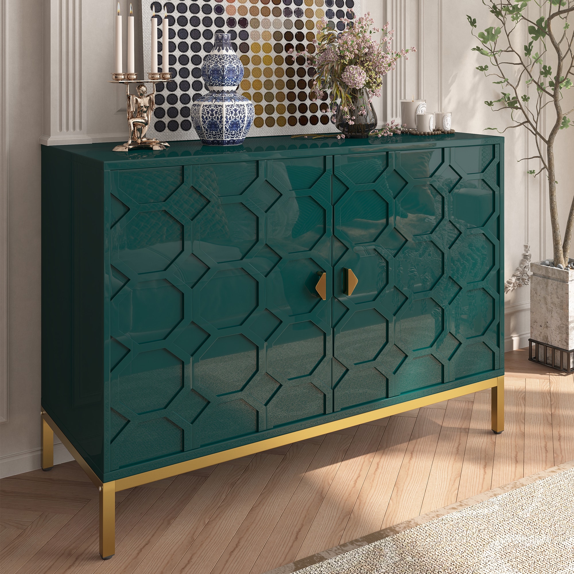 Clihome ZB-PH5124-2-BLUE Free-Standing-Shelving - View #9