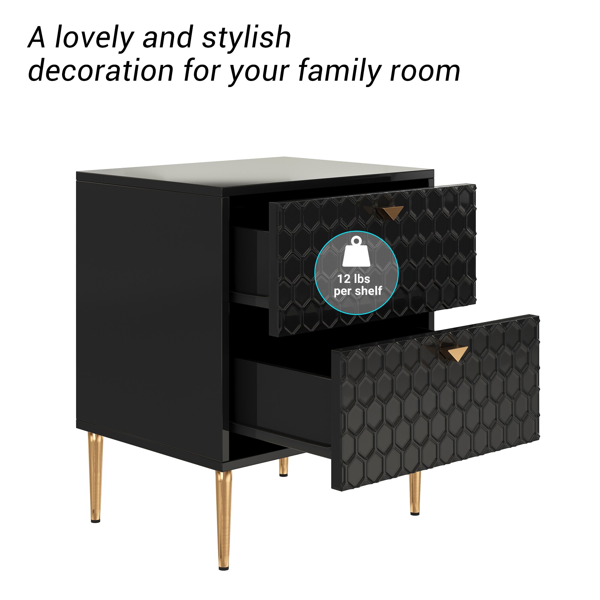 Clihome BL-JH-013-BK-N dressers - View #9