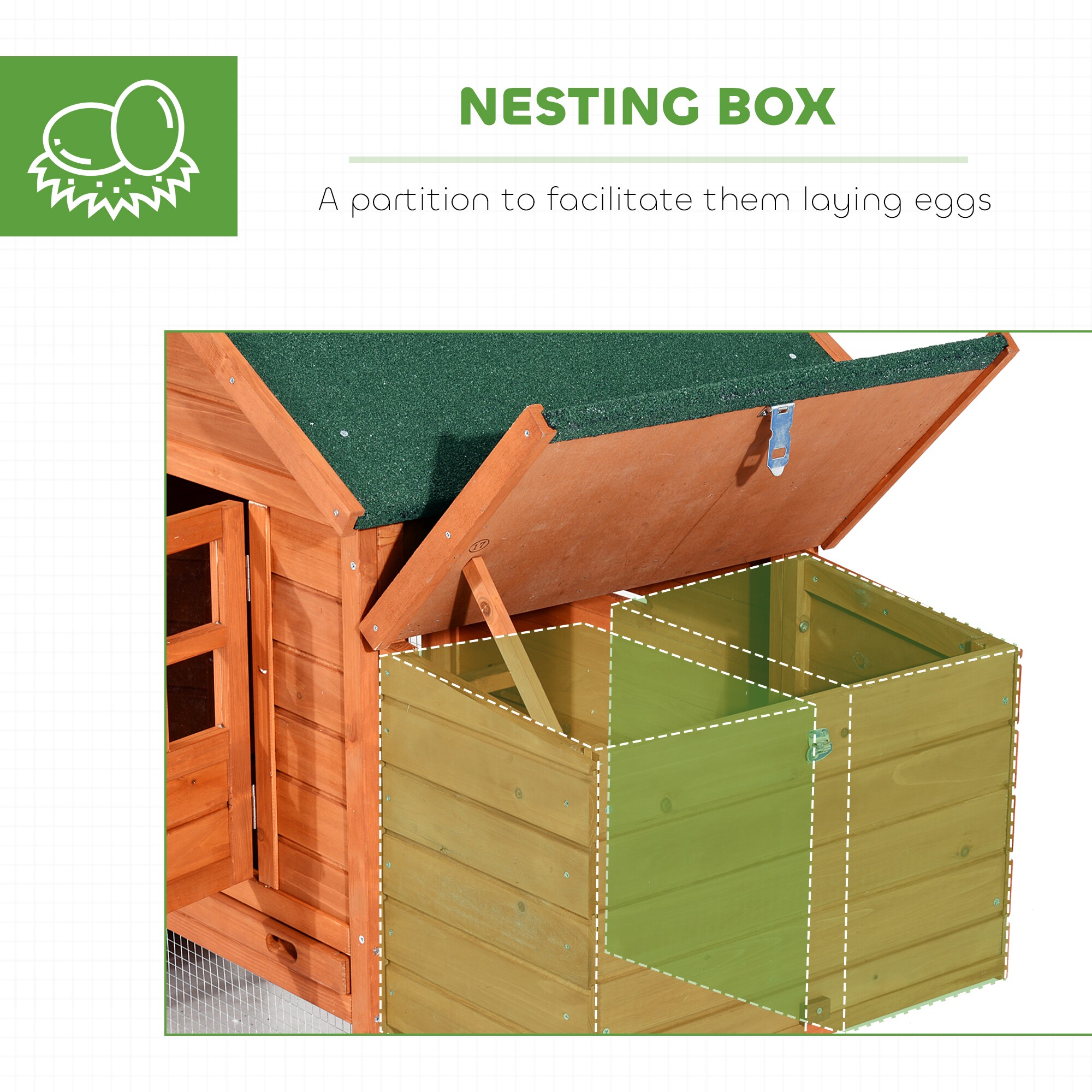 PawHut D51-081 Chicken-Coops-Rabbit-Hutches - View #8