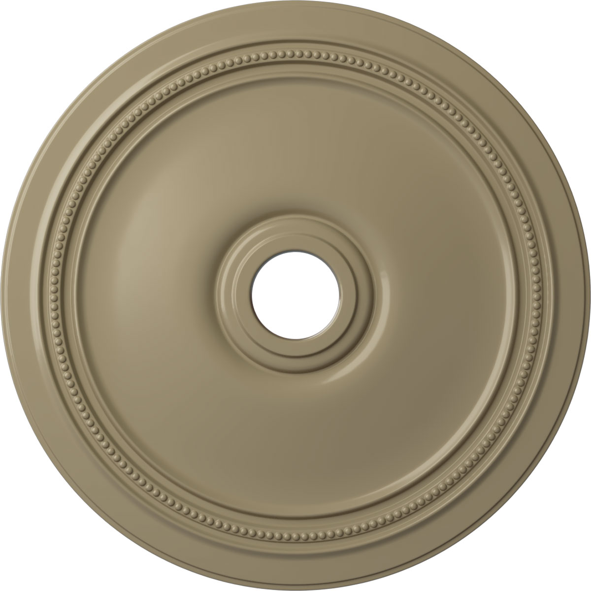 Ekena Millwork CM24DIGDF Diane 24-in W x 24-in L Painted Gobi Desert Polyurethane Whole Ceiling Medallion