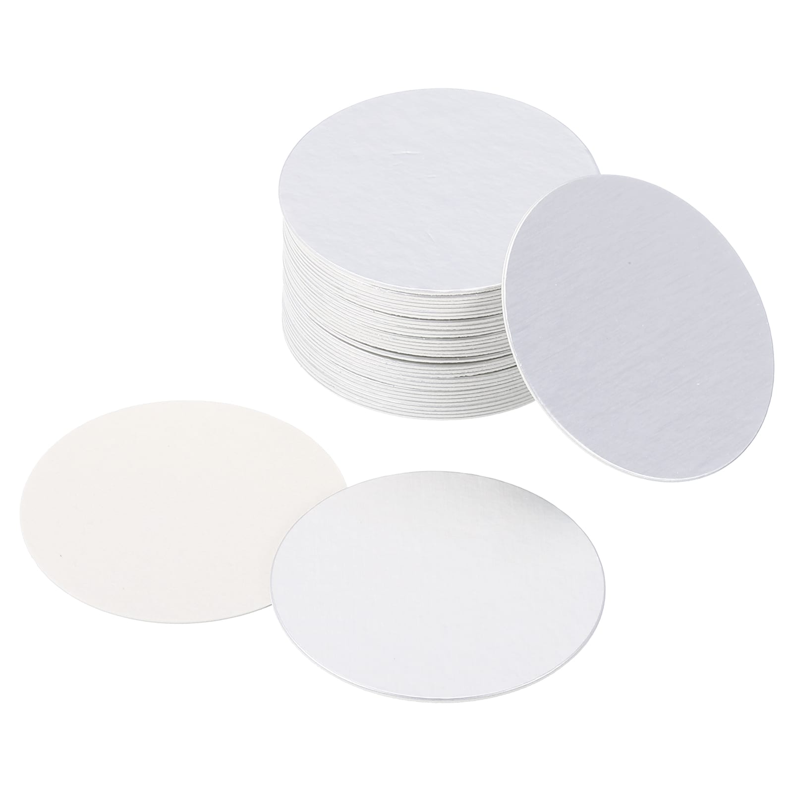 PATIKIL 35mm/1.38 Inch Aluminum Foil Cap Liner 150pcs Resistant Tamper Induction Heat Sealer Sealing Liners for PET Plastic Bottle Jar Lid
