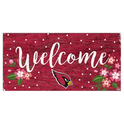 Multi Fan Creations Arizona Cardinals Fans Welcome Sign 