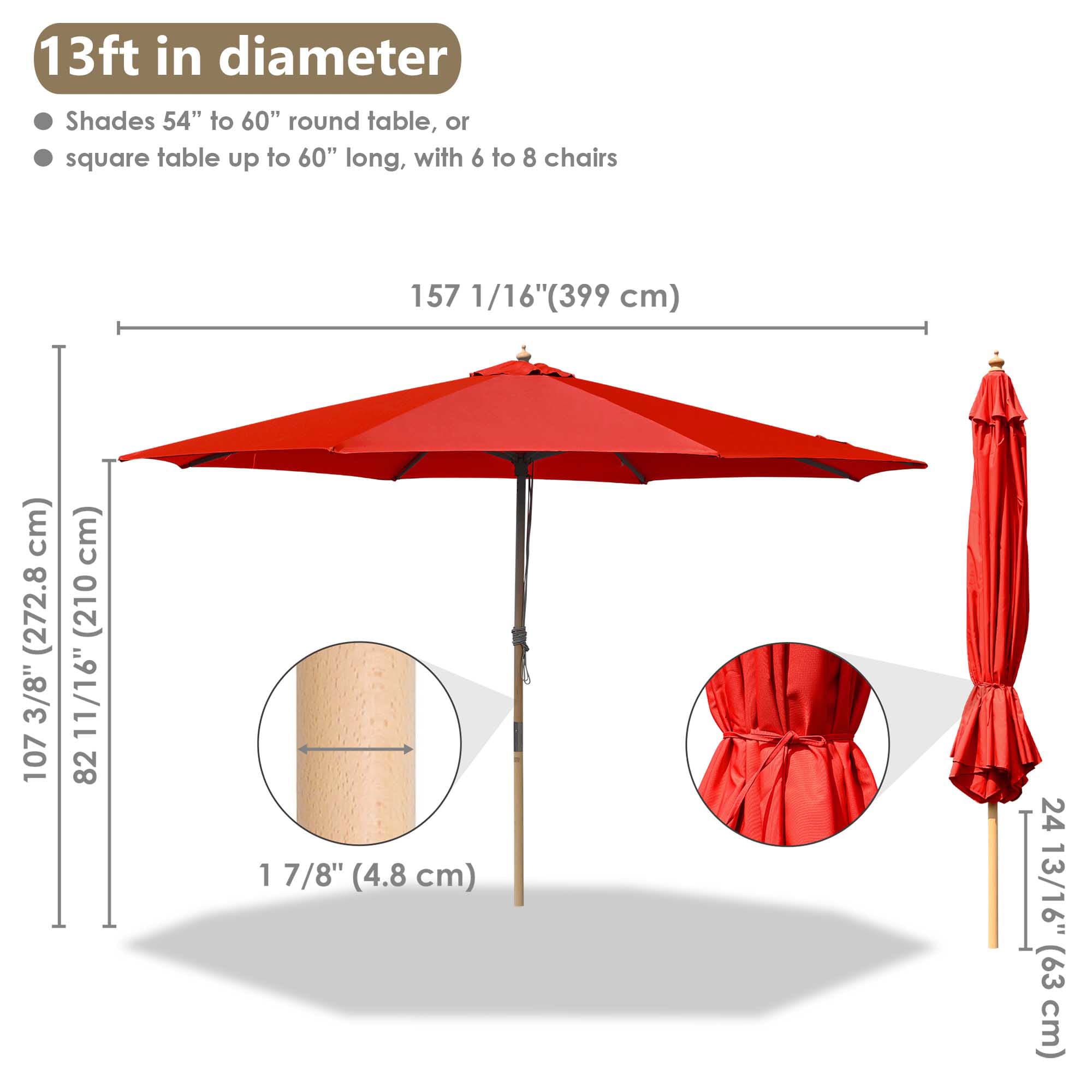 Yescom 07UMB003-13WD-02N-LO Umbrellas-2 - View #6