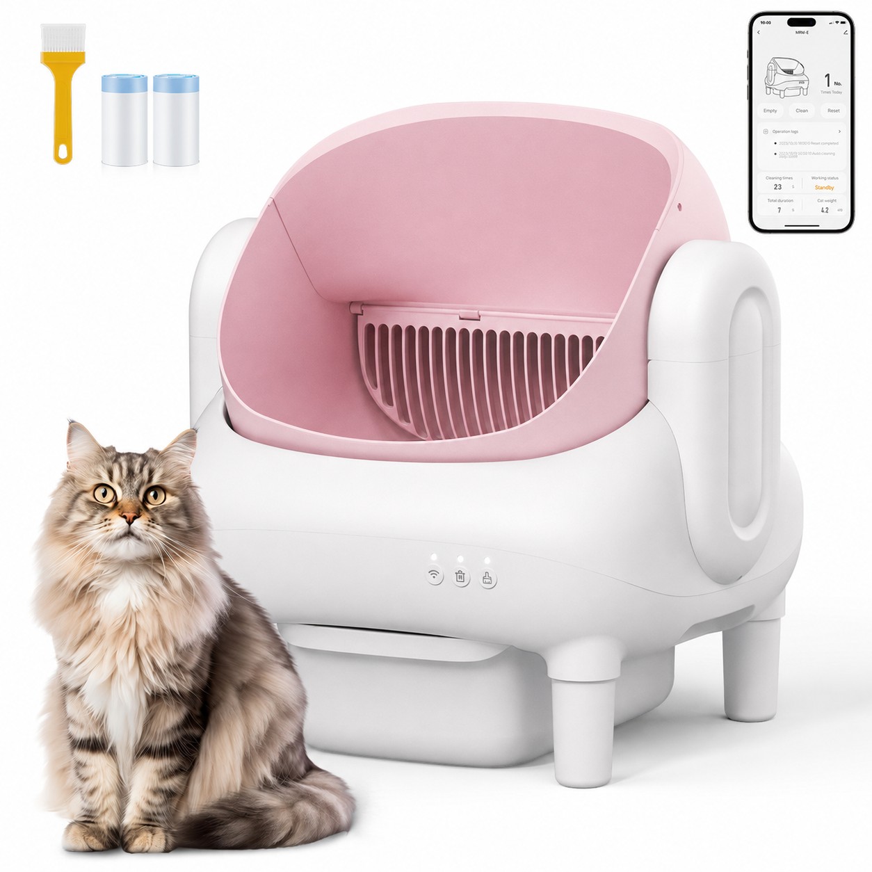 Cumrige Smart Auto Self-Cleaning Cat Litter Box, 64% Off