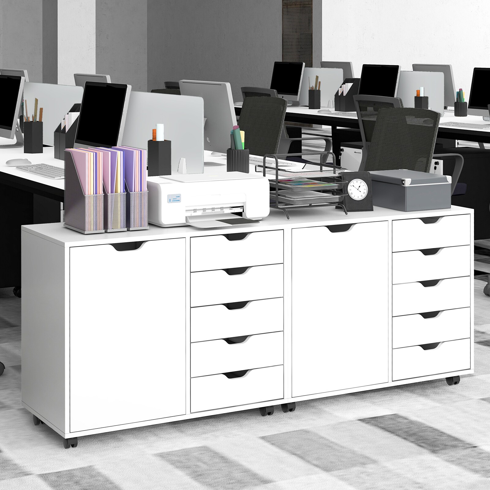 Slickblue D-CO-HW77956WH Filing-Cabinets - View #7