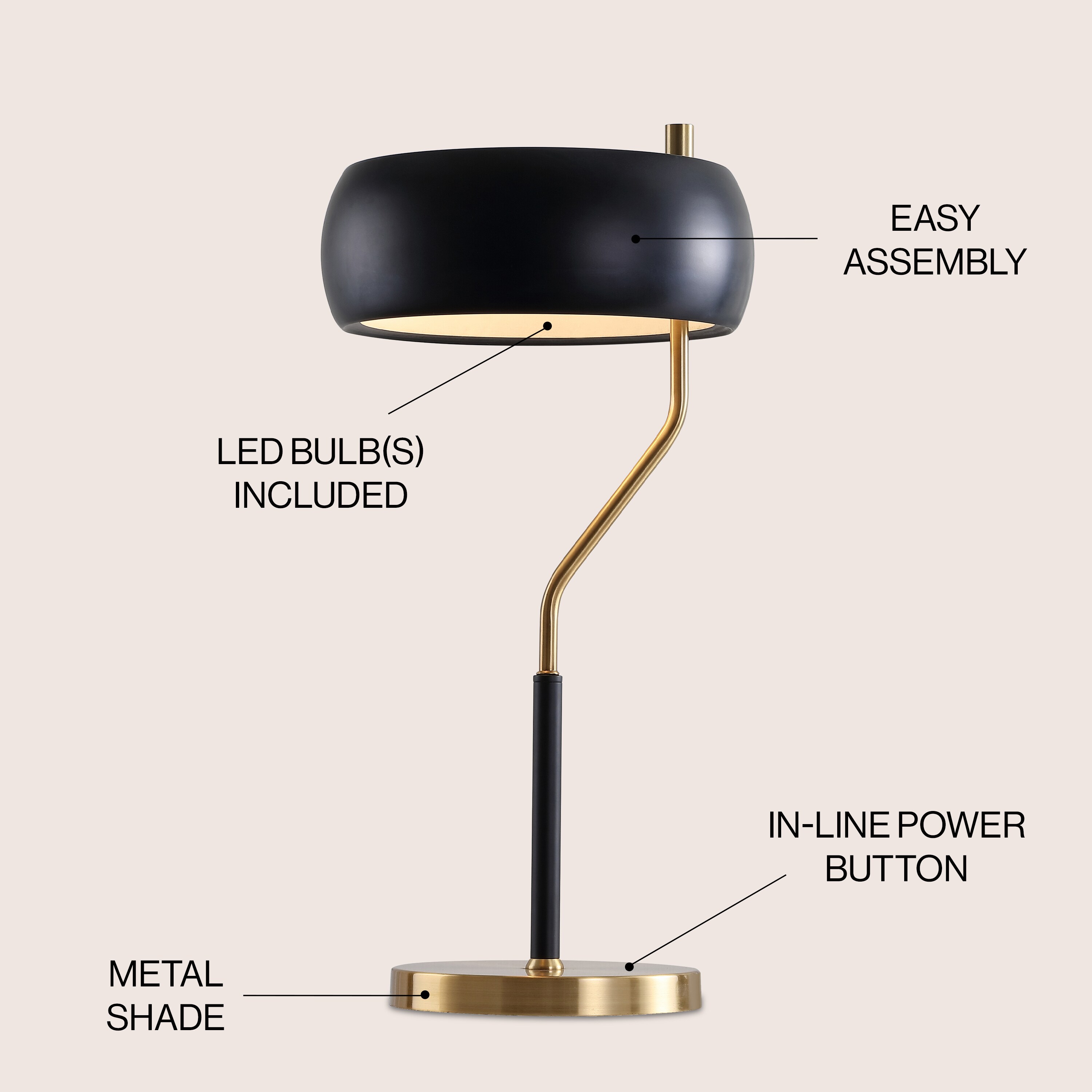 JONATHAN  Y JYL6008A Table-Lamps - View #3