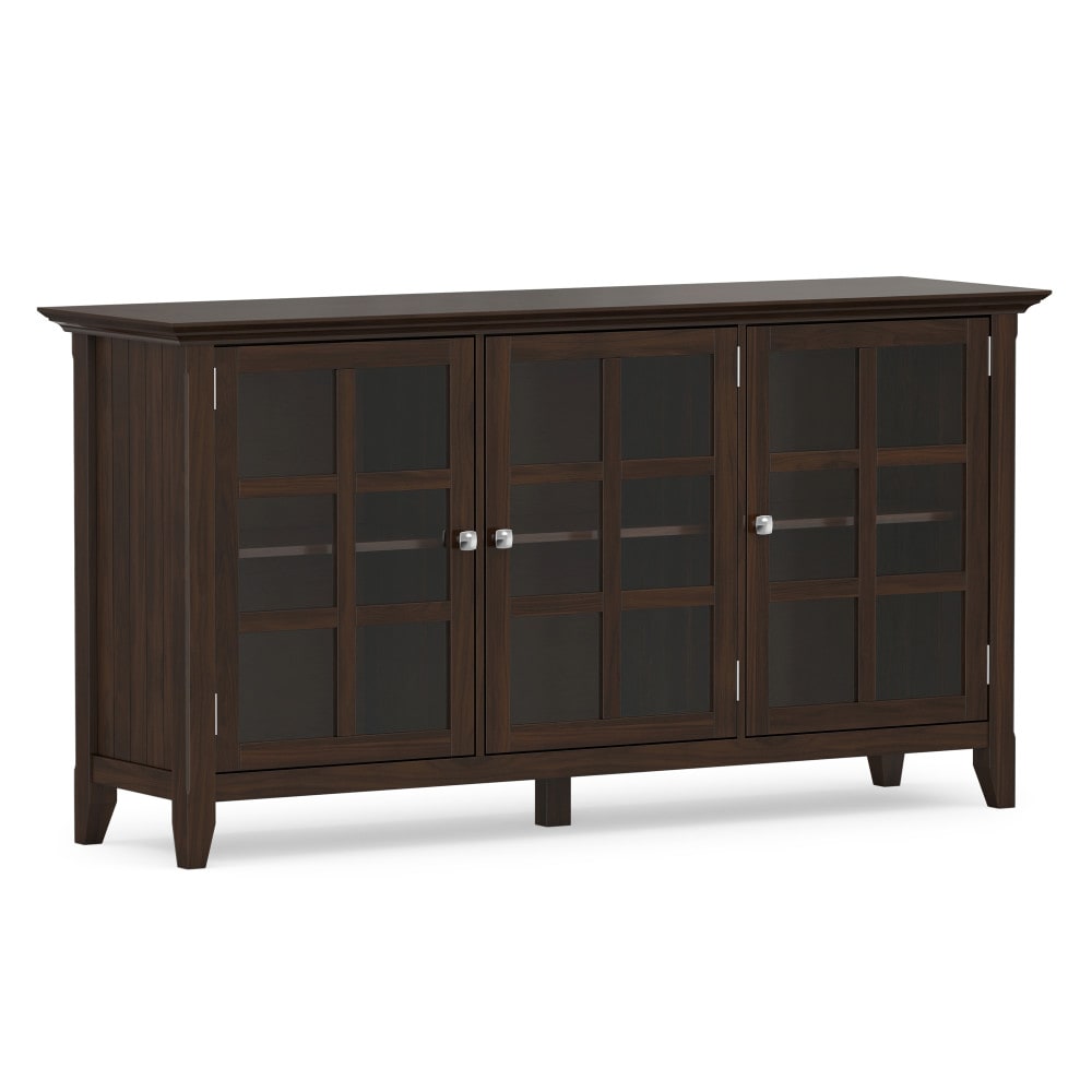 Simpli Home - Acadian Brunette Brown Transitional Wood Media Cabinet