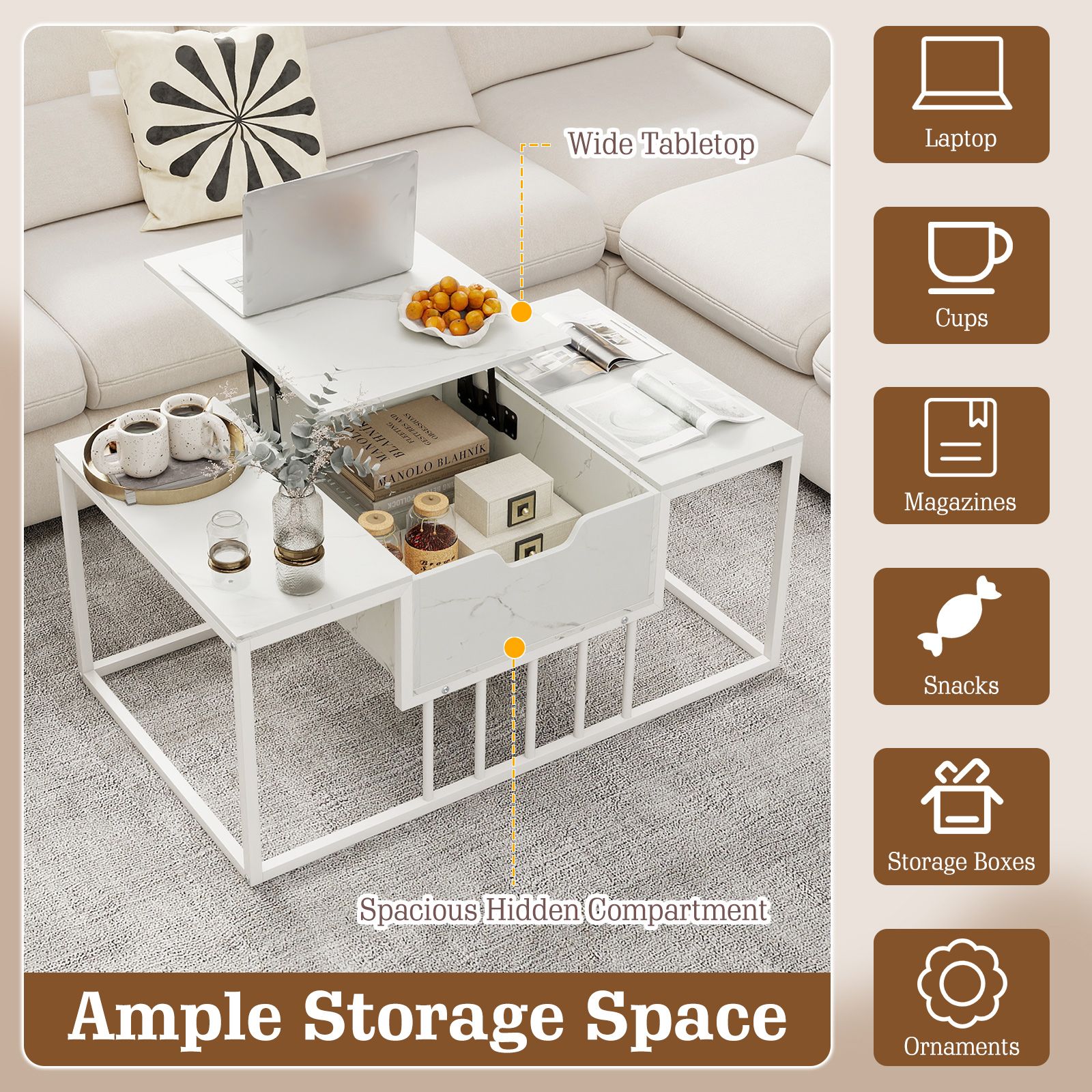 Slickblue D-CO-HW12831VJ Coffee-Tables - View #4
