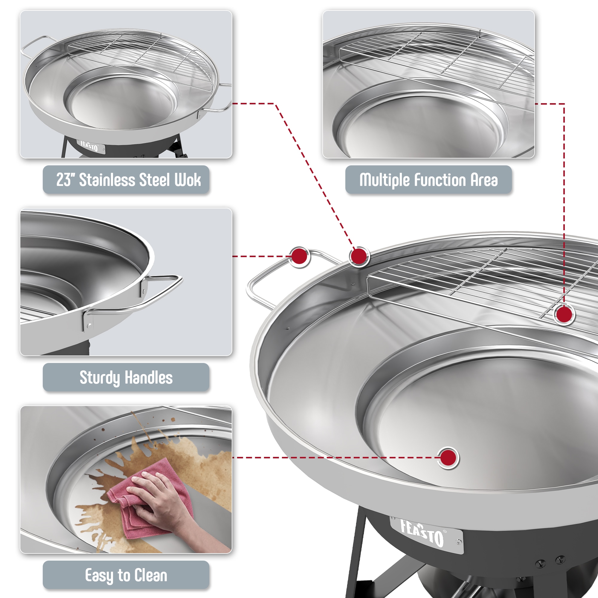 Feasto B2BMS2301 Fryer-Accessories - View #4
