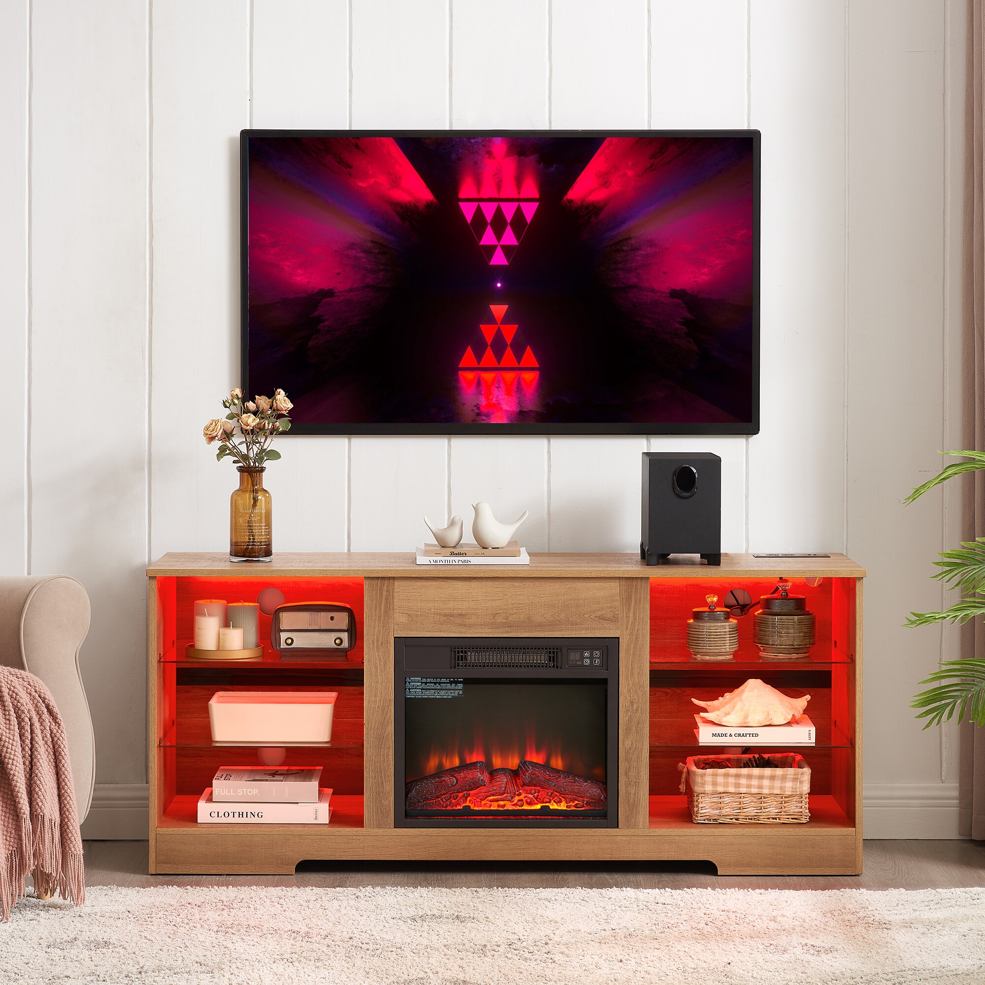 SINOFURN SYB560004WT Electric-Fireplaces - View #2