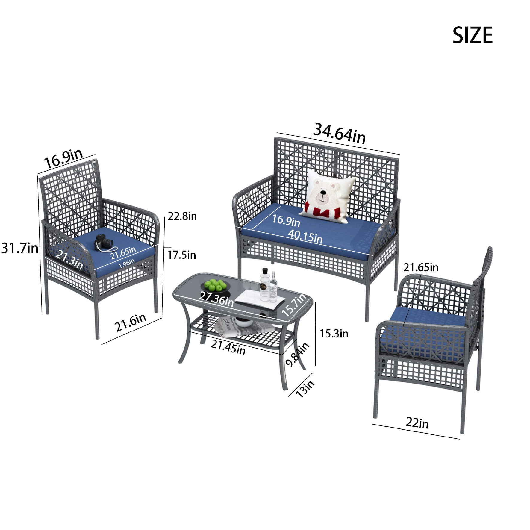CESICIA QS-041 Patio-Chairs - View #2