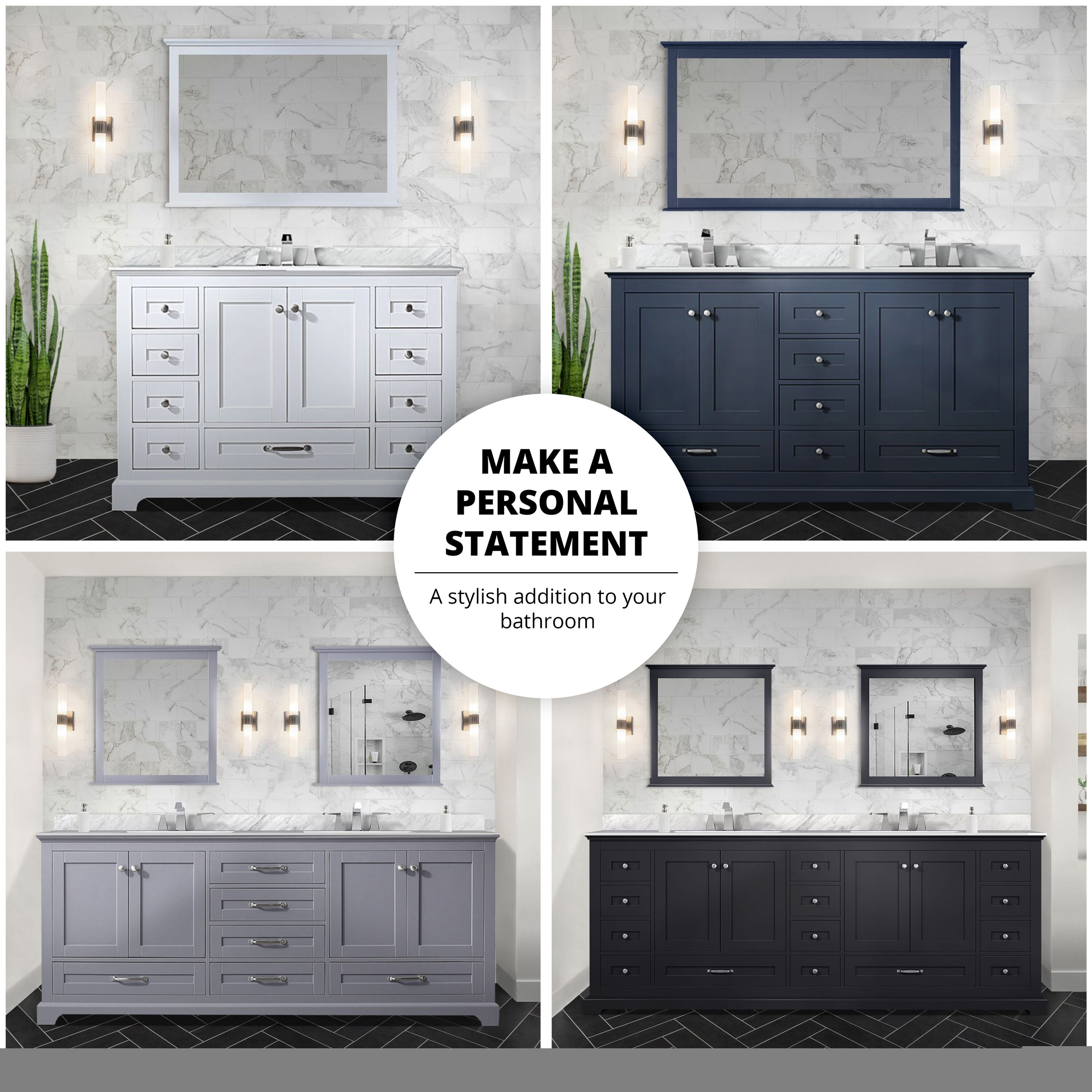 Lexora LD342248SEDSM46 Bath-Vanity-Combo - View #13