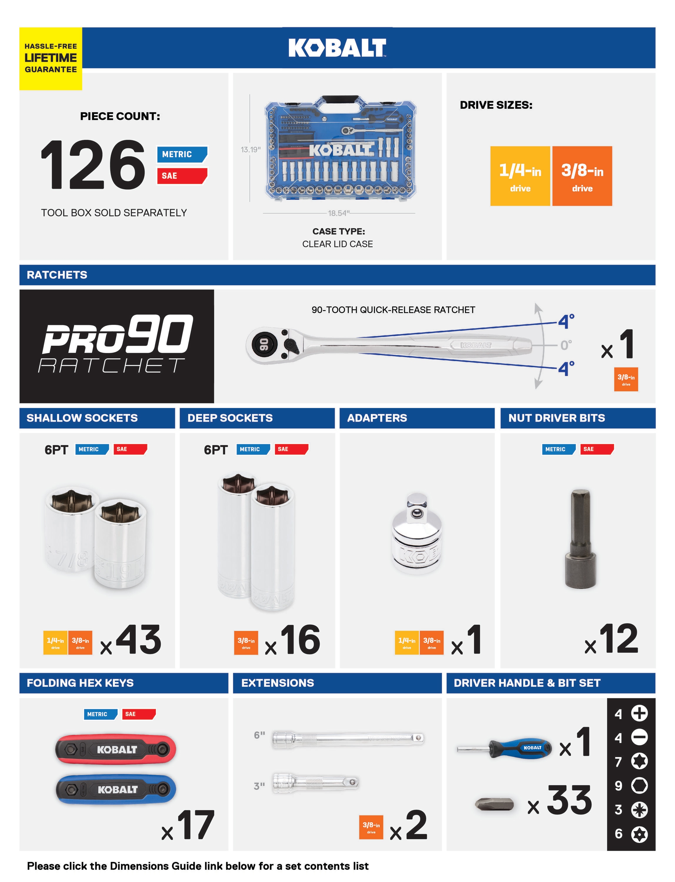 Kobalt 53281 Mechanics-Tool-Sets - View #3