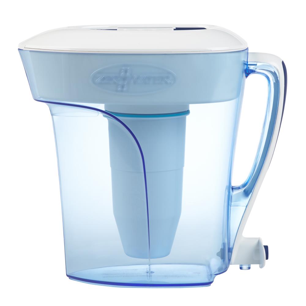 ZeroWater 10-Cup Blue Water Filter Pitcher in the Water Filter Pitchers ...